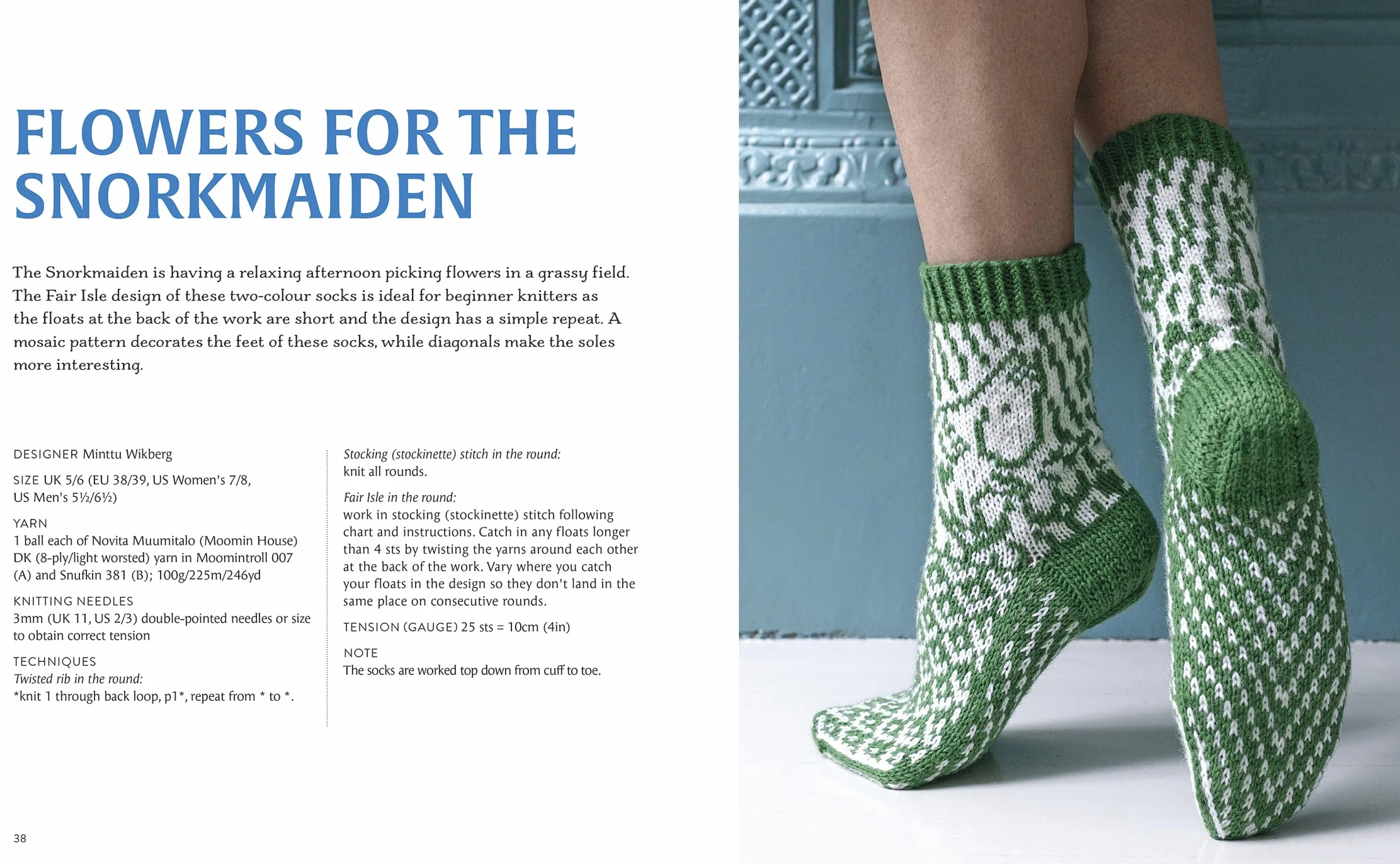 Knitted Moomin Socks: 29 Original Designs with Charts
