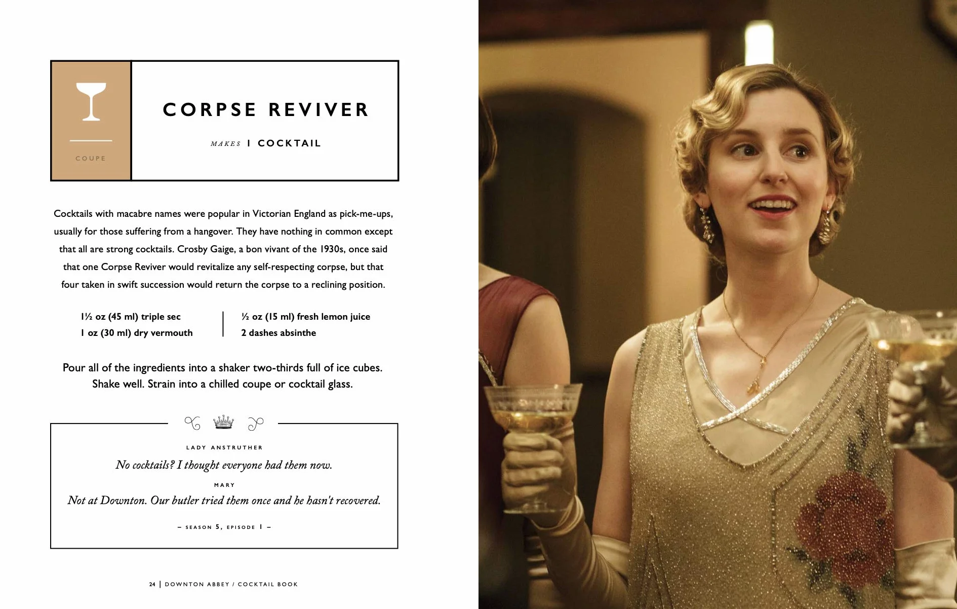 The Official Downton Abbey Cocktail Book