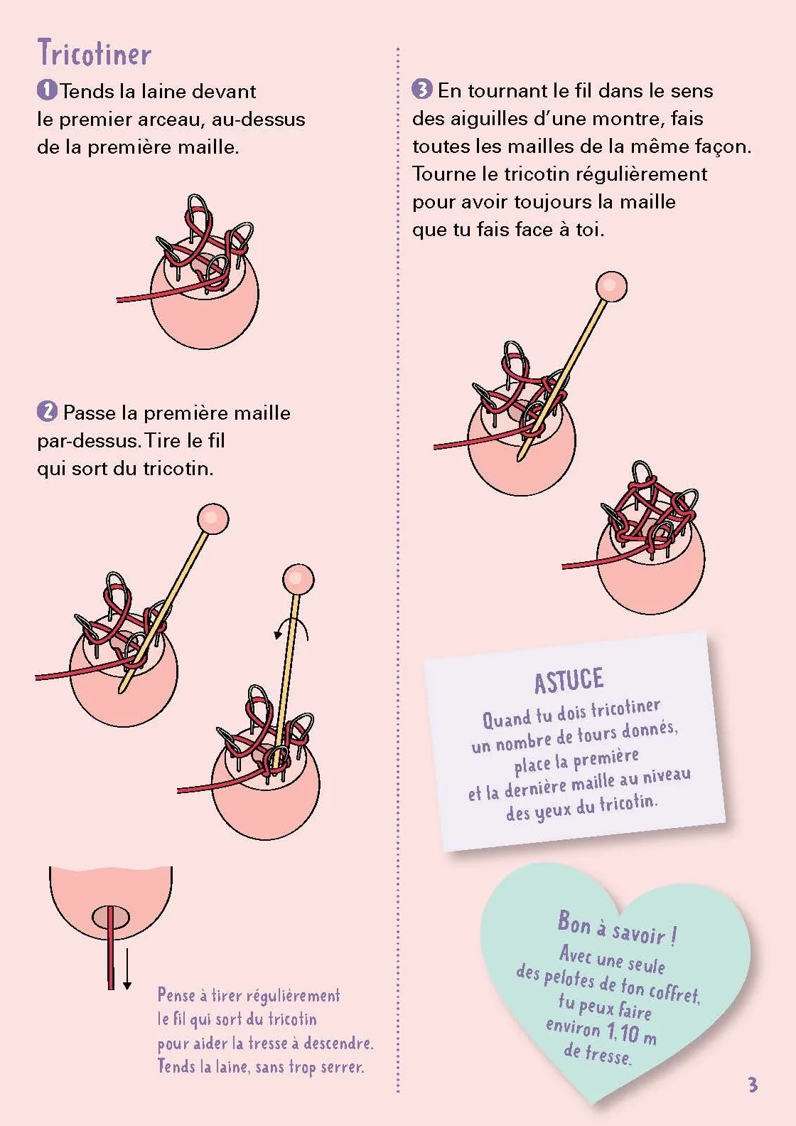 Mes créations en tricotin