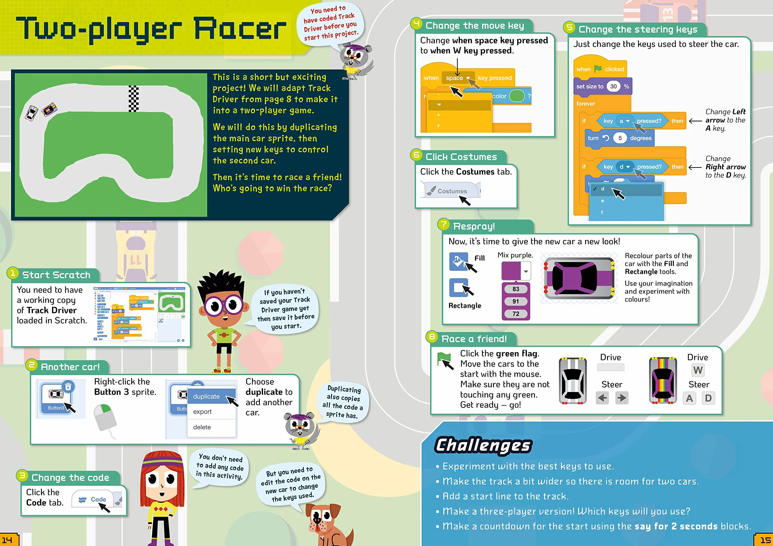 Coding with Scratch - Create Fantastic Driving Games: The Questkids Children's Series