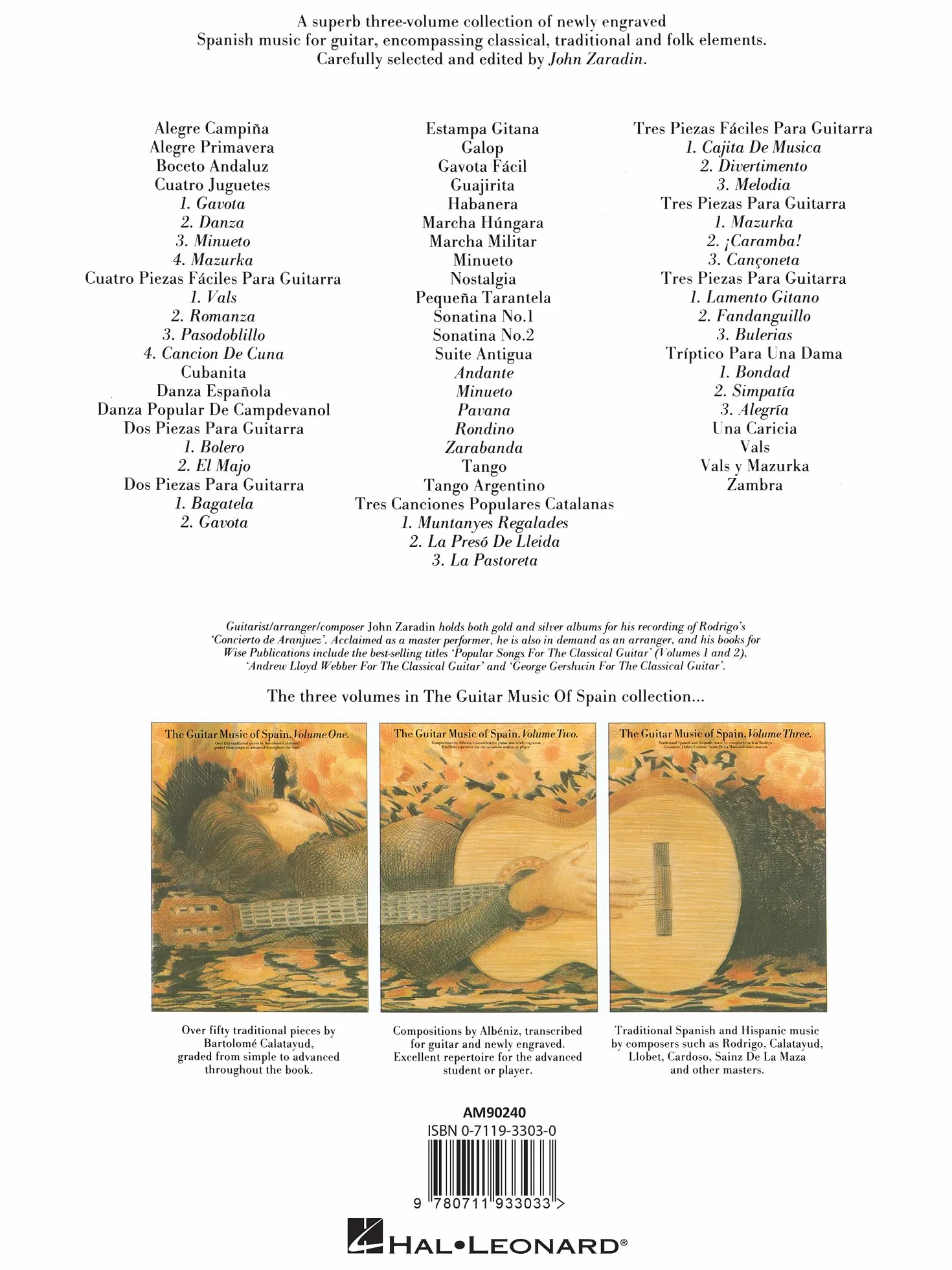 The guitar music of spain volume 1