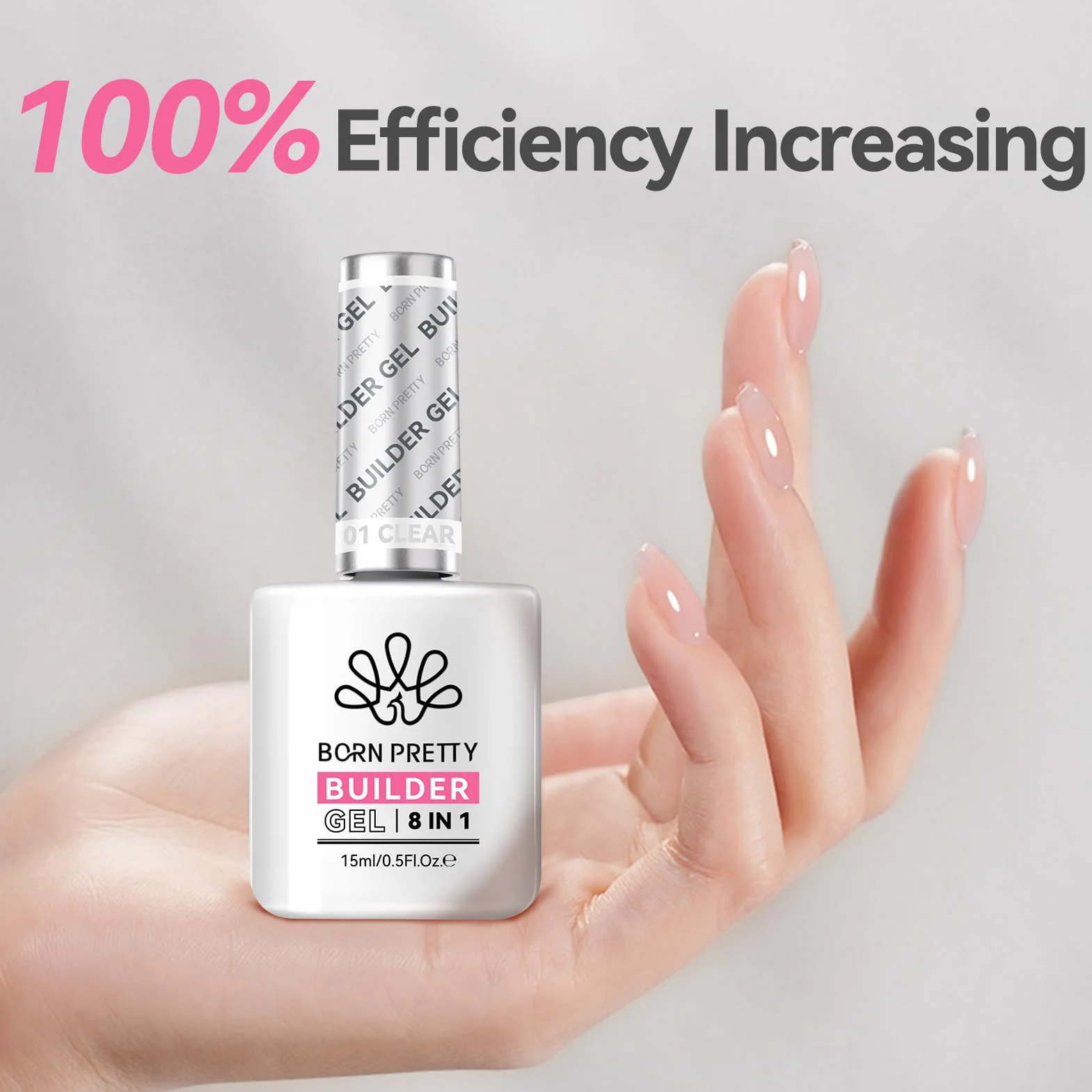Born Pretty Builder Nail żel 8 w 1 Clear Quick Builder do paznokci w butelce