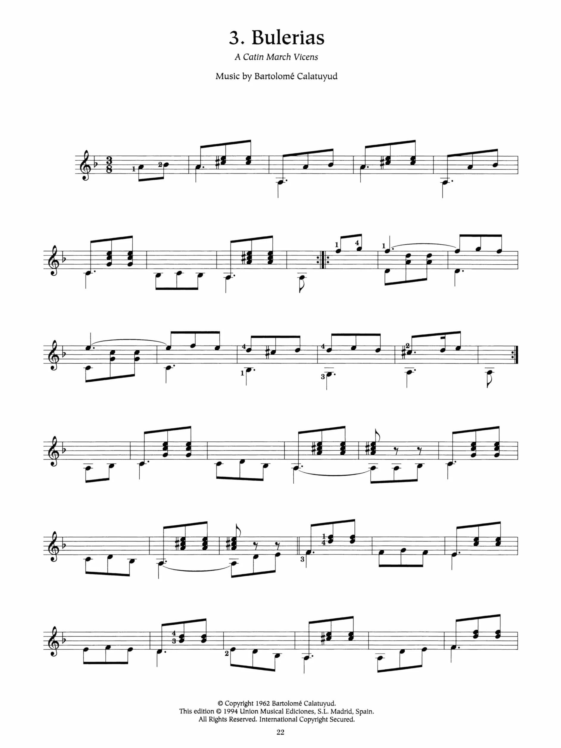 The guitar music of spain volume 1