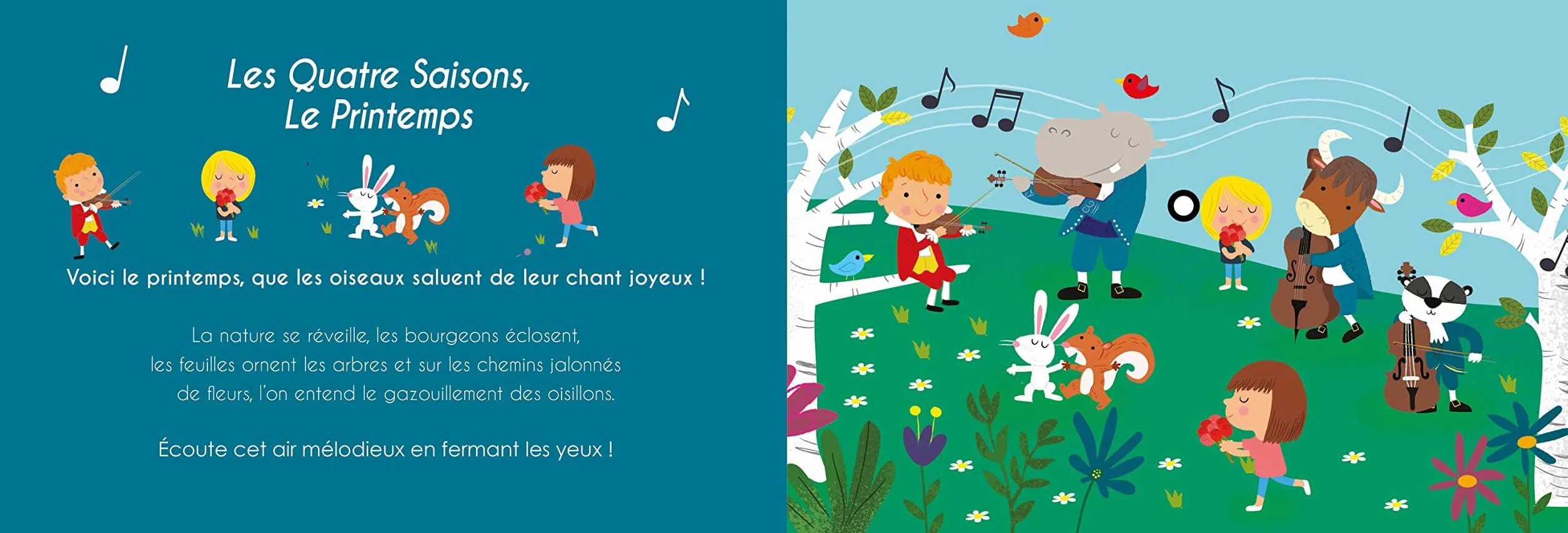 Mon livre musical à toucher de Vivaldi: Livre sonore bébé dès 6 mois avec grandes piles AAA alcalines incluses