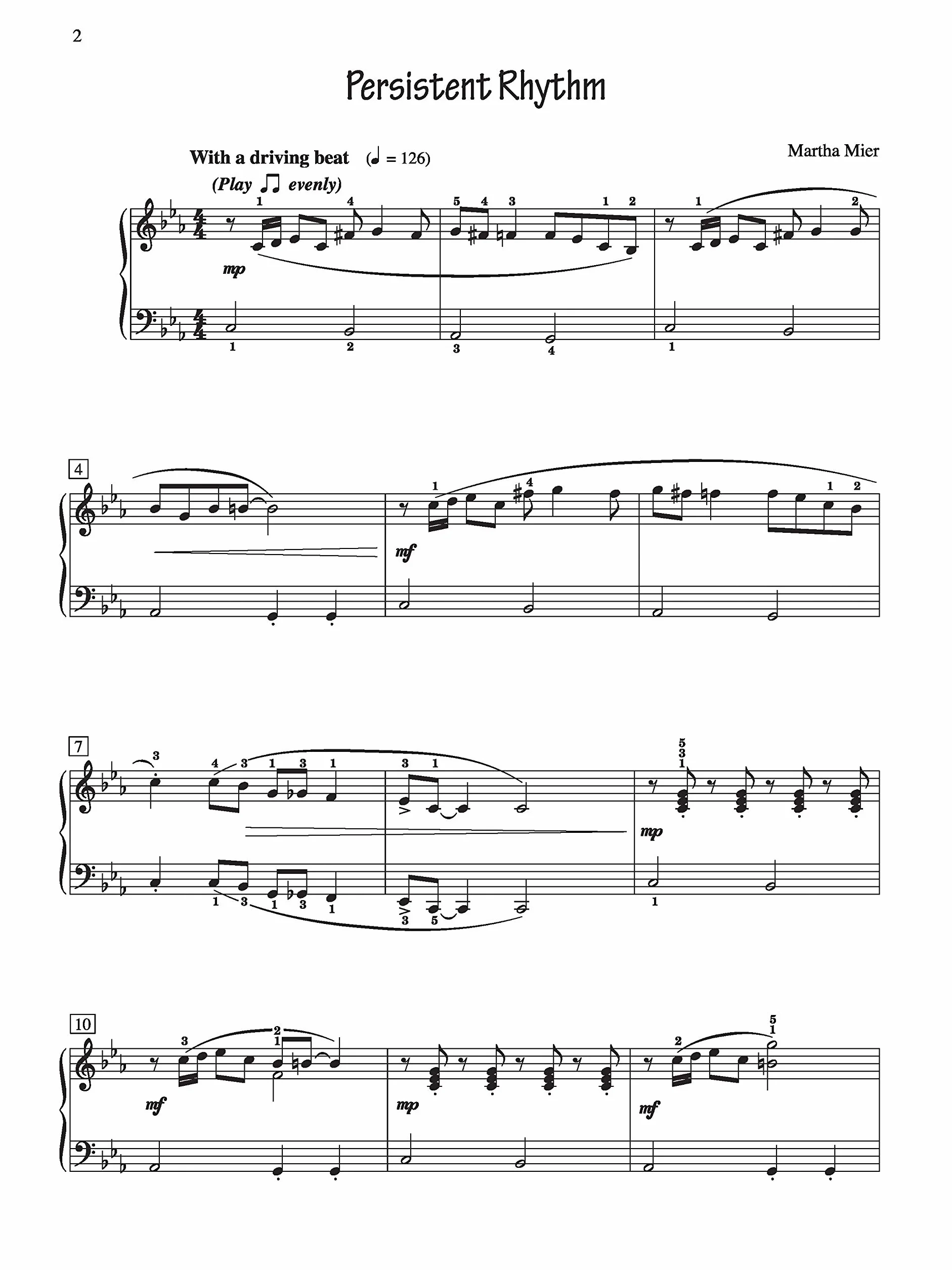 Martha mier: jazz, rags and blues book 3 piano: 10 Original Pieces for the Intermediate to Late Intermediate Pianist