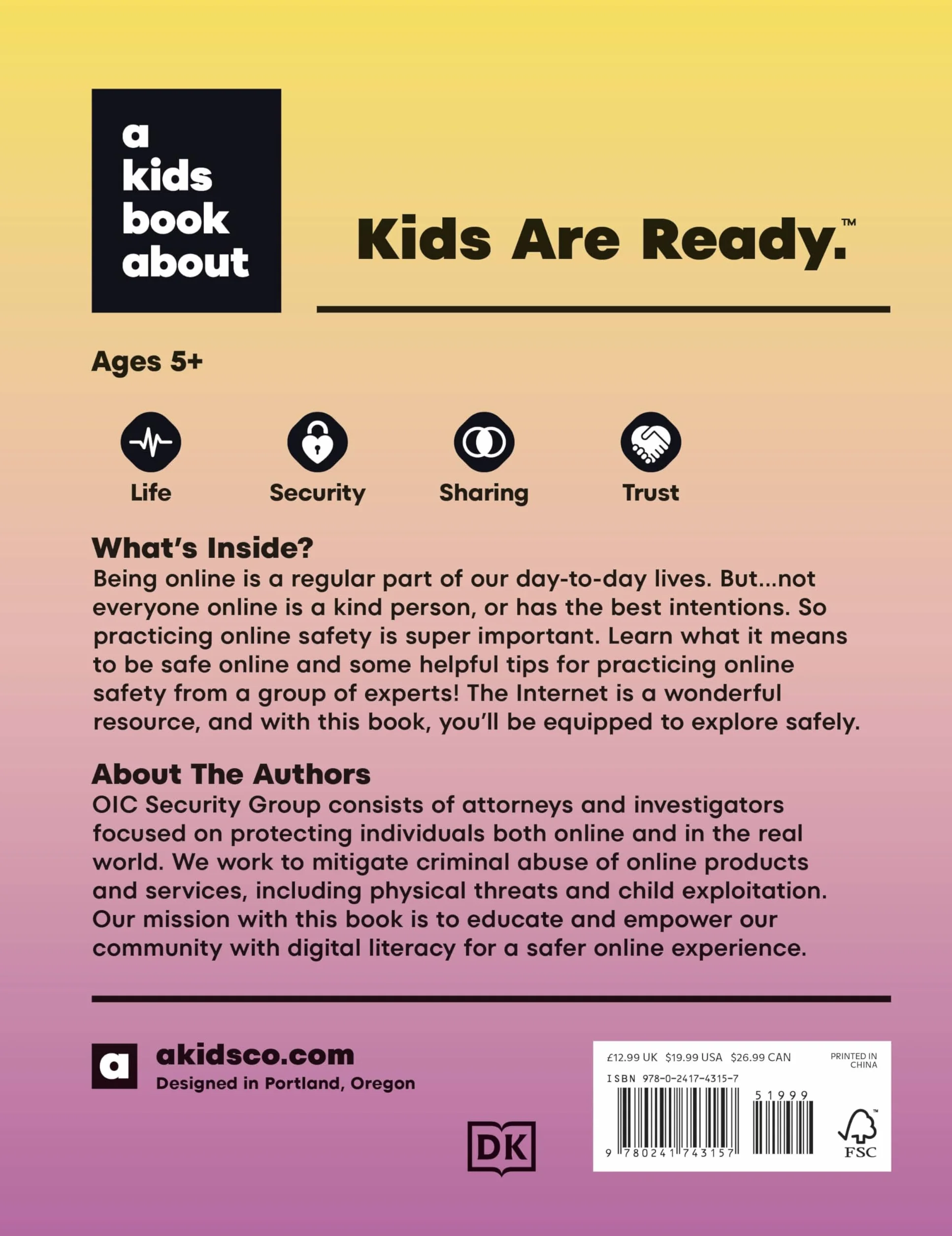A Kids Book about Online Safety