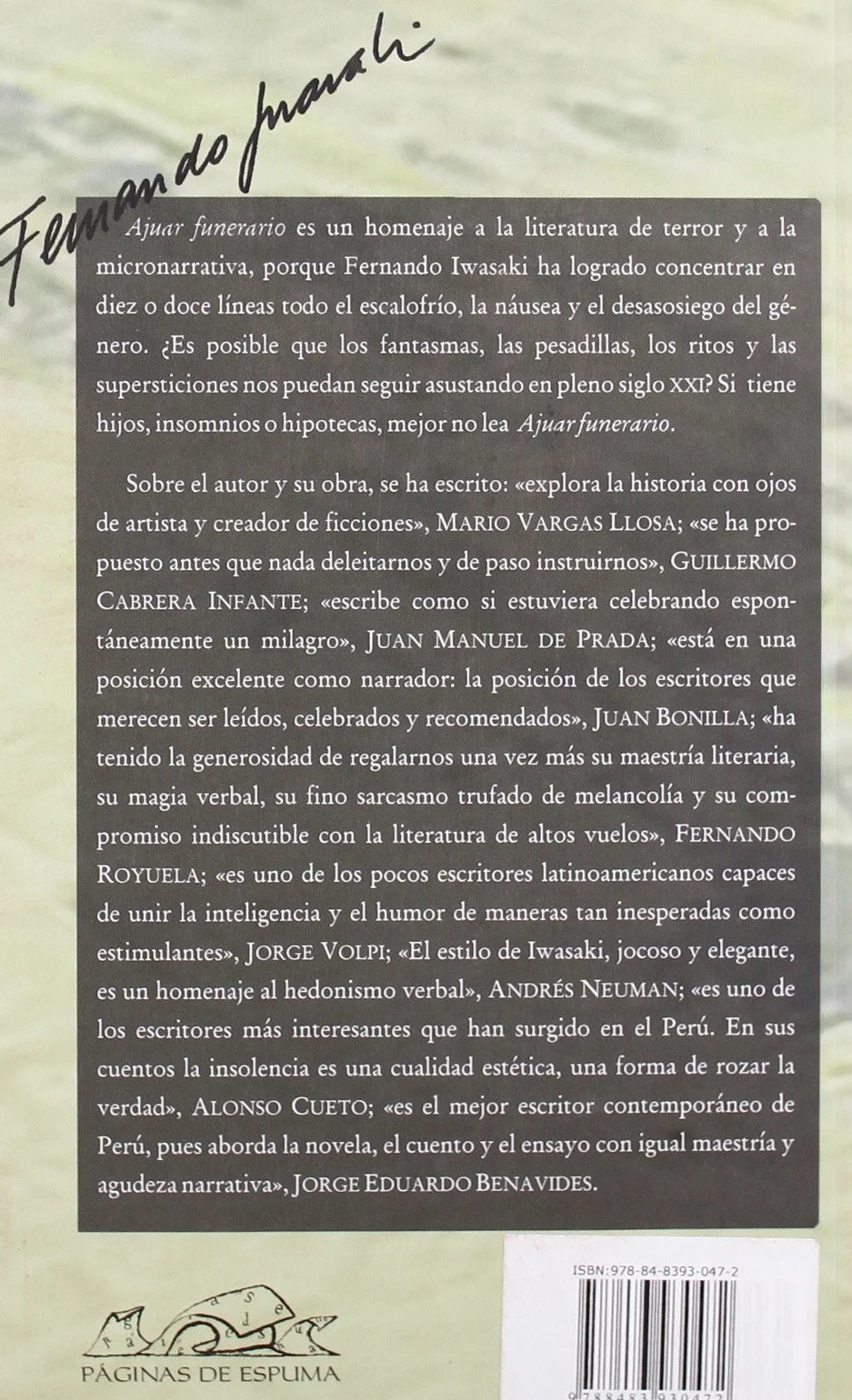 Ajuar funerario: Edición amplaida: 38