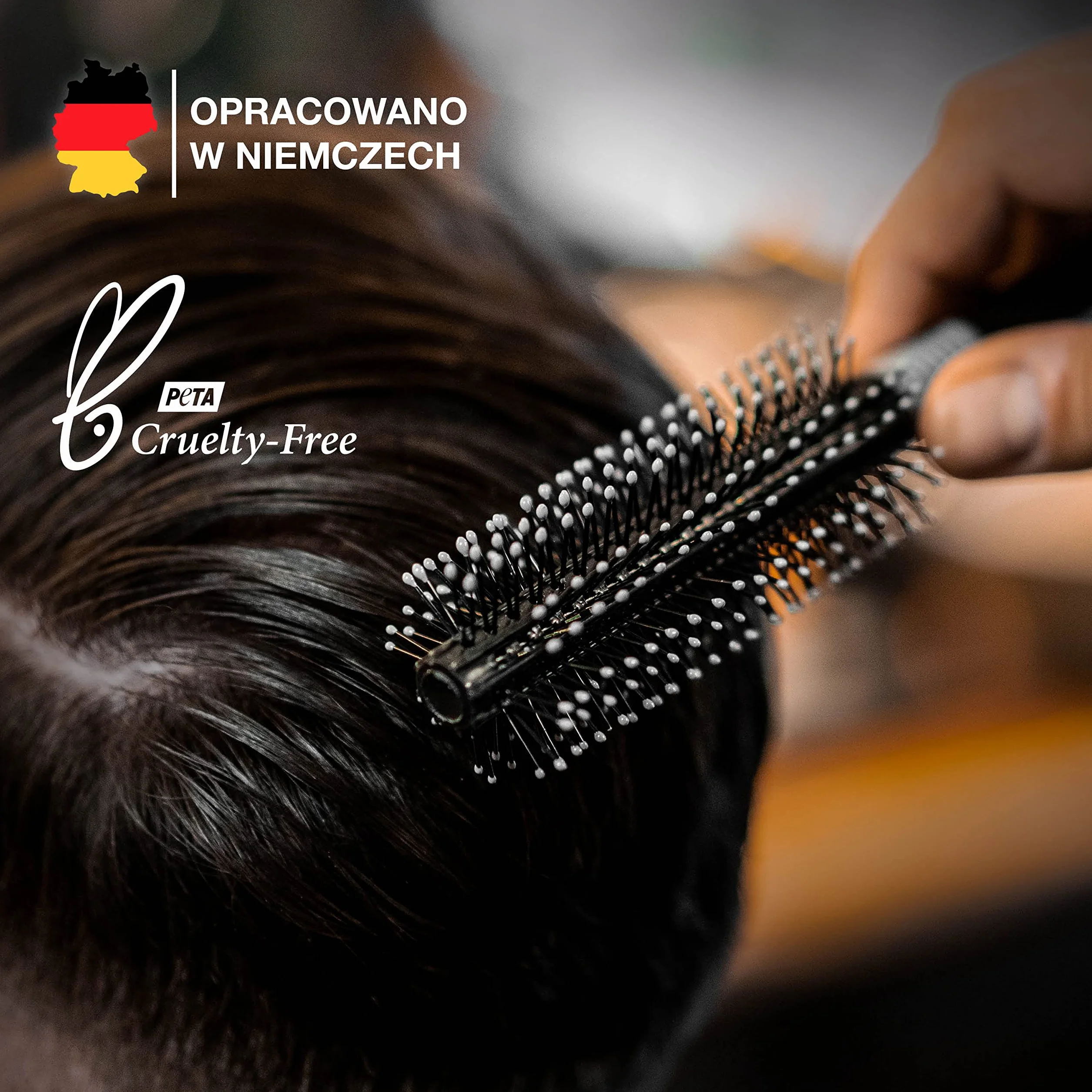 Charlemagne Styling Brush - Okrągła szczotka do stylizacji włosów i brody dla mężczyzn - Round Brush Hair Brush