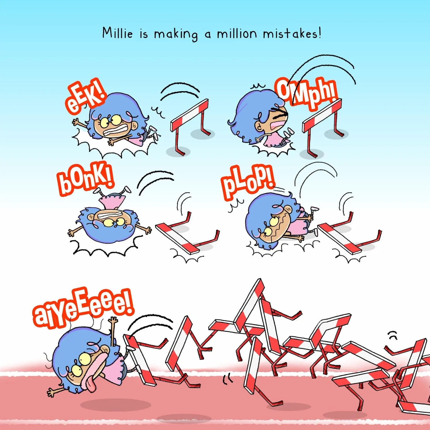 The Girl Who Makes a Million Mistakes: A Growth Mindset Book for Kids to Boost Confidence, Self-Esteem and Resilience