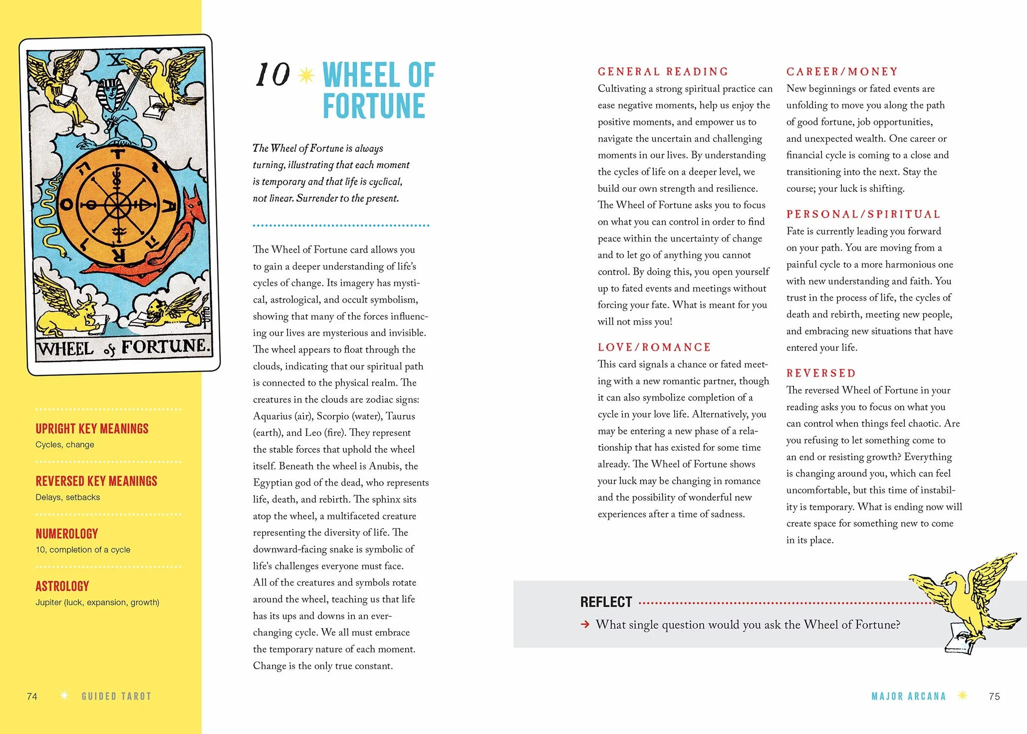 Guided Tarot: A Beginner's Guide to Card Meanings, Spreads, and Intuitive Exercises for Seamless Readings