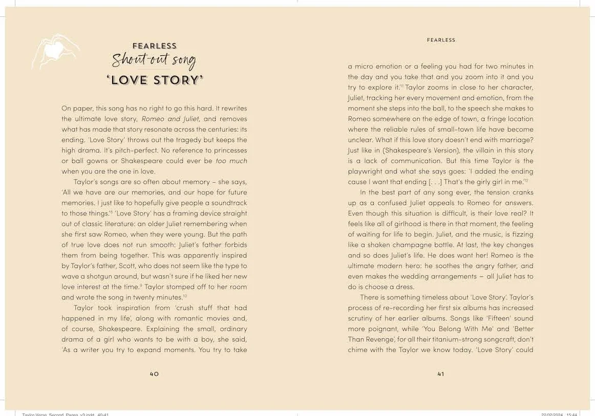 Into the Taylor-Verse: The gorgeously illustrated fan gift book of Taylor Swift's songwriting journey through the eras