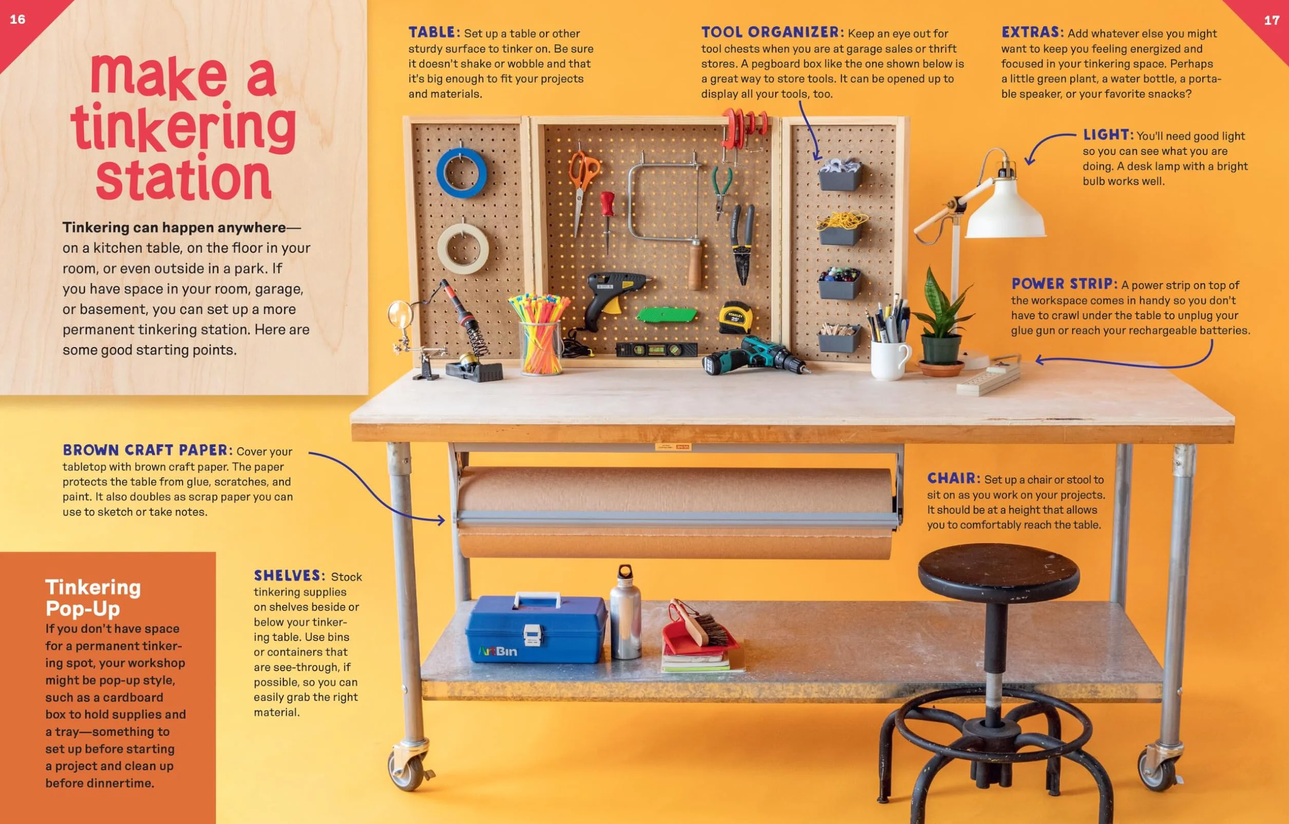 The Tinkering Workshop: Explore, Invent & Build with Everyday Materials; 100 Hands-On Steam Projects