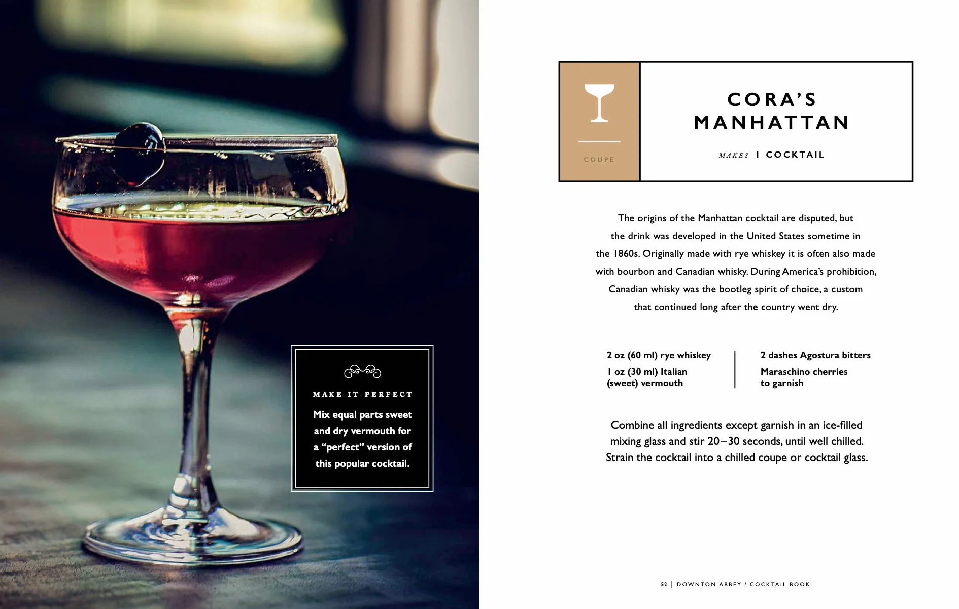 The Official Downton Abbey Cocktail Book