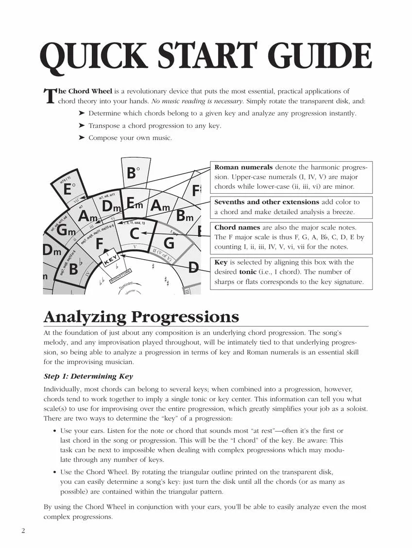 The chord wheel : the ultimate tool for all musicians