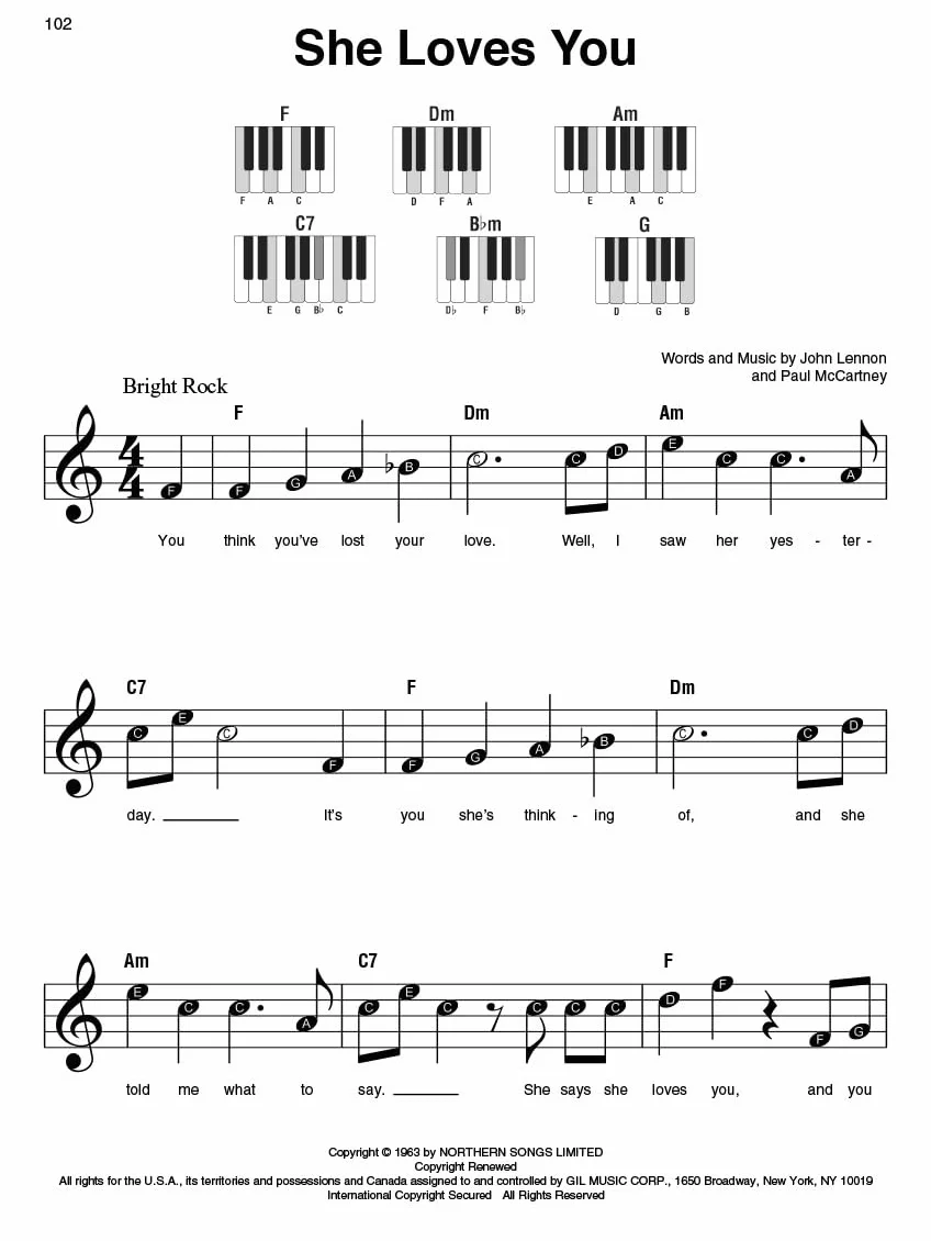 The beatles - super easy songbook piano: 60 Simple Arrangements for Piano