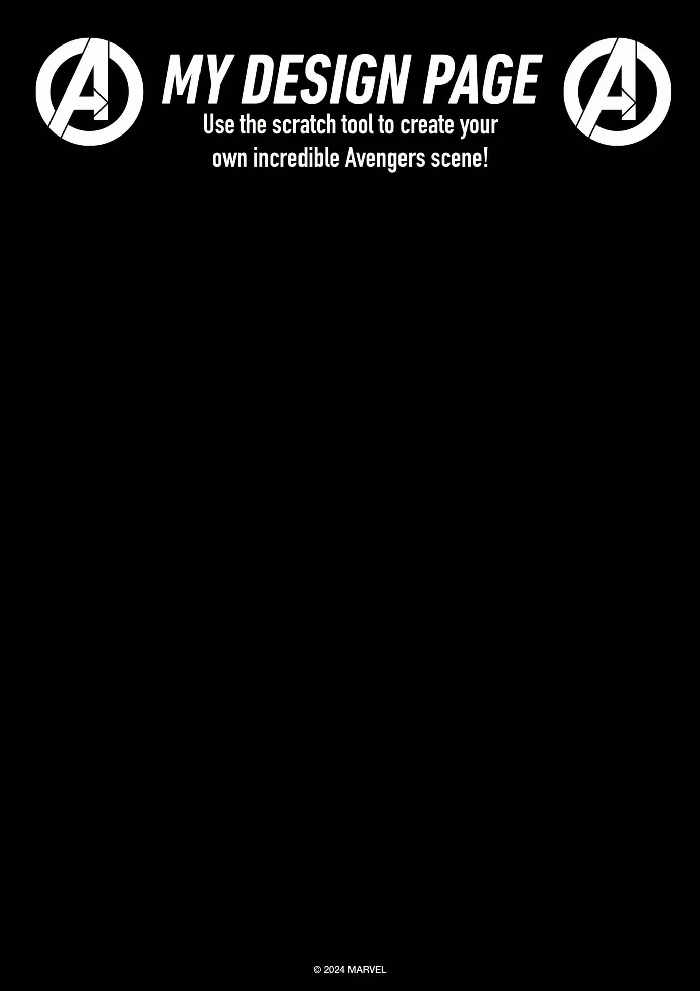 Marvel Avengers: Scratch Art
