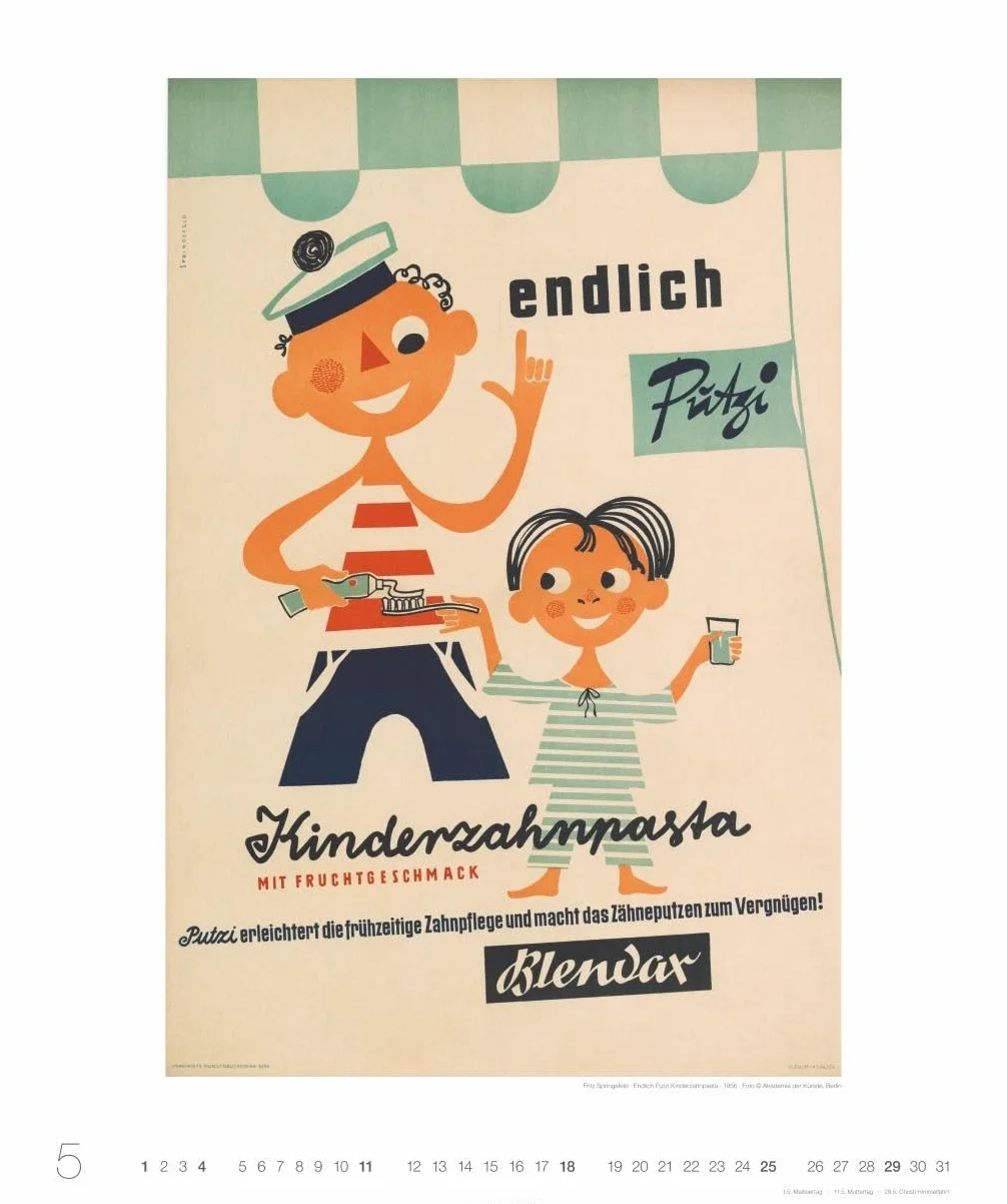 DDR-Plakate Edition Kalender 2025: Nostalgie-Kalender. Großer Wandkalender 2025. Kultiger Kalender XL mit bekannten DDR-Plakaten. 46 x 55 cm. Hochformat