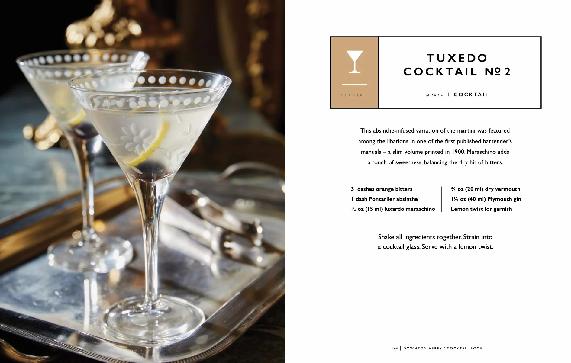 The Official Downton Abbey Cocktail Book