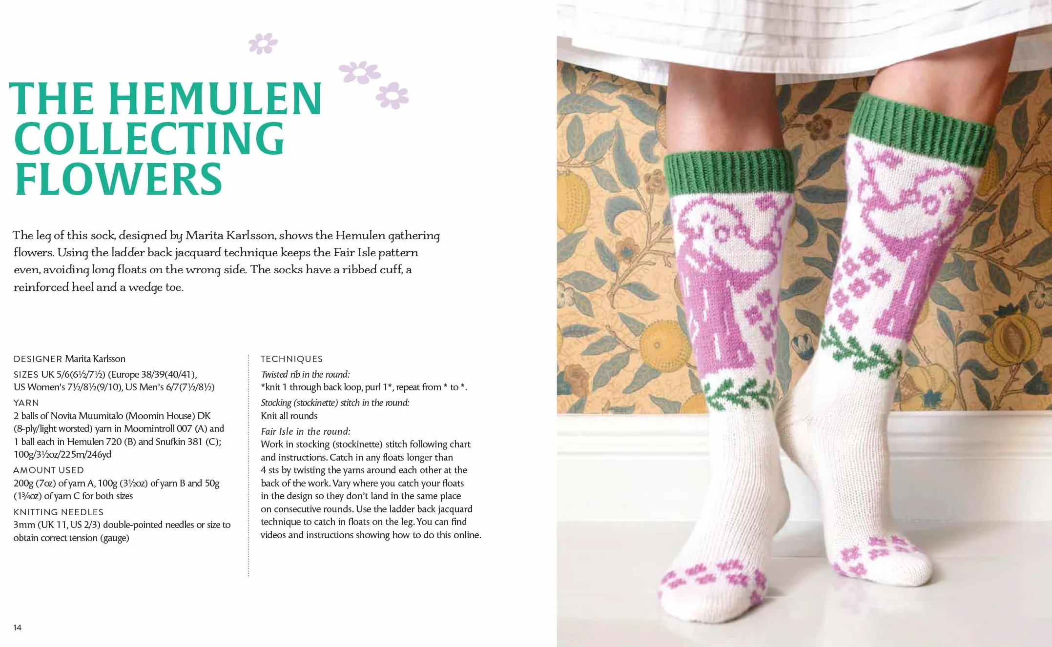 Knitted Moomin Socks: 29 Original Designs with Charts