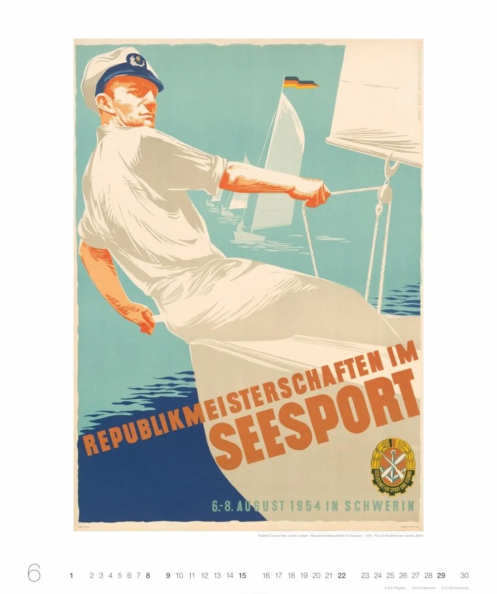 DDR-Plakate Edition Kalender 2025: Nostalgie-Kalender. Großer Wandkalender 2025. Kultiger Kalender XL mit bekannten DDR-Plakaten. 46 x 55 cm. Hochformat