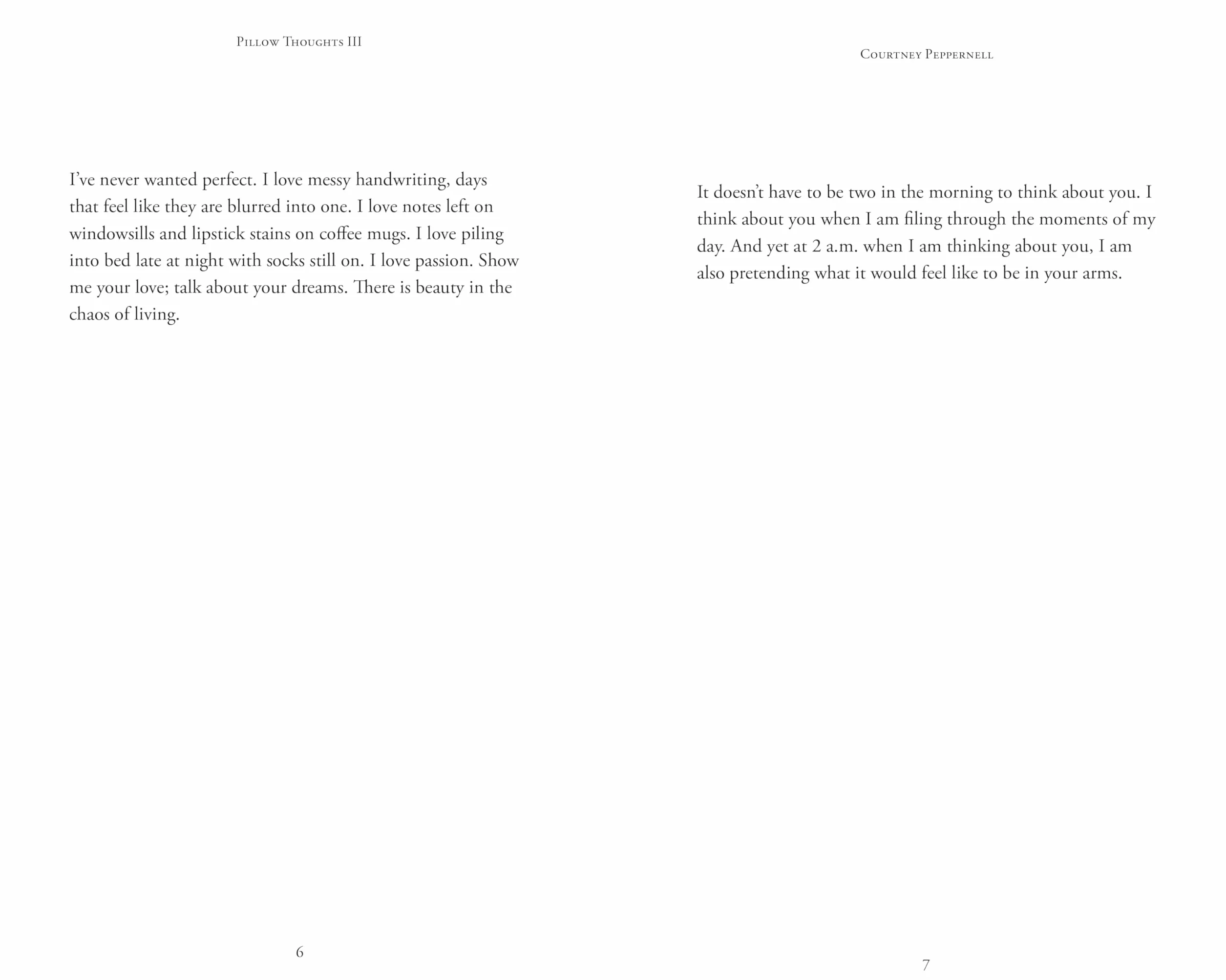 Pillow Thoughts III: Mending the Mind
