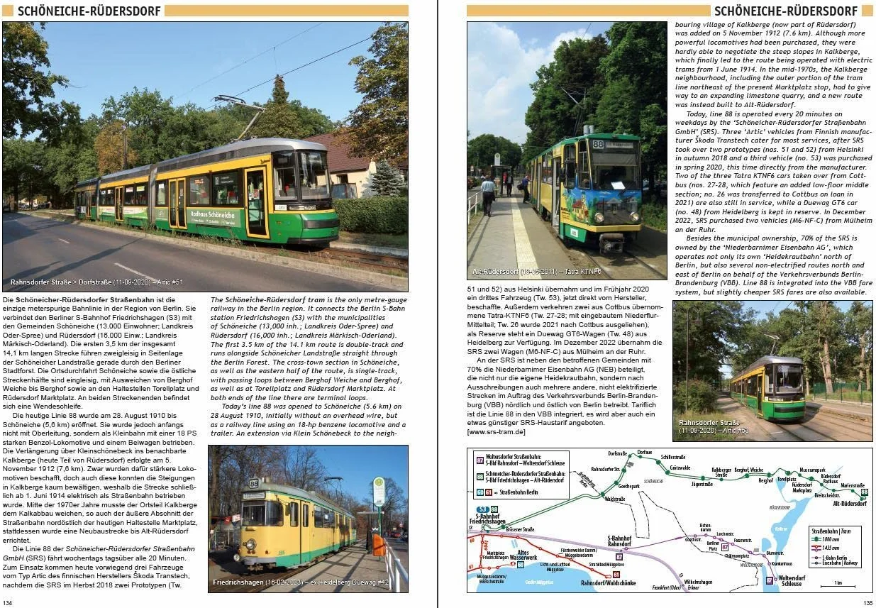 U-Bahn, S-Bahn & Tram in Berlin: Städtischer Schienennahverkehr in der deutschen Hauptstadt - Urban Rail in Germany's Capital City