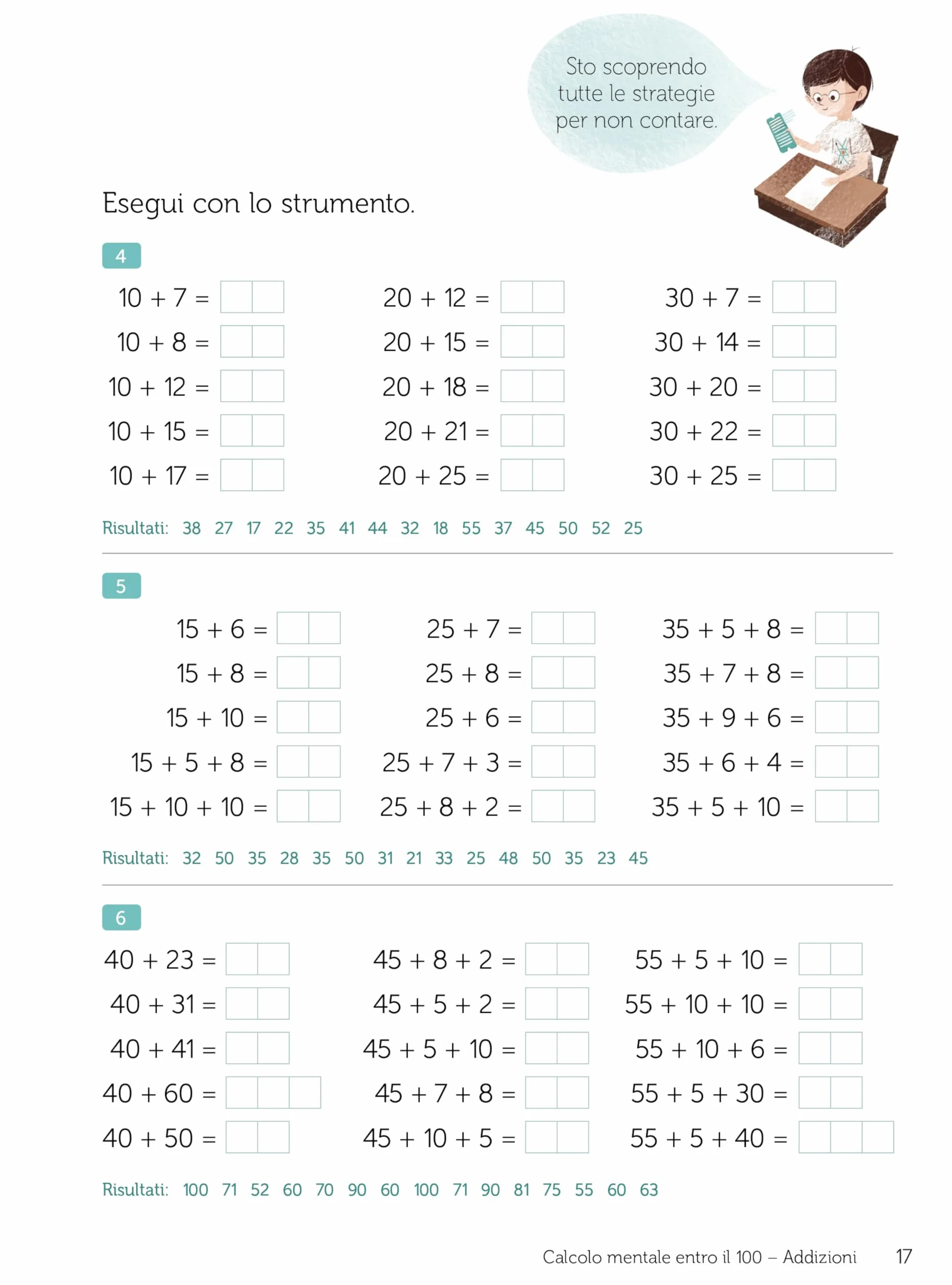 La linea del 100. Metodo analogico per l'apprendimento della matematica. Con strumento