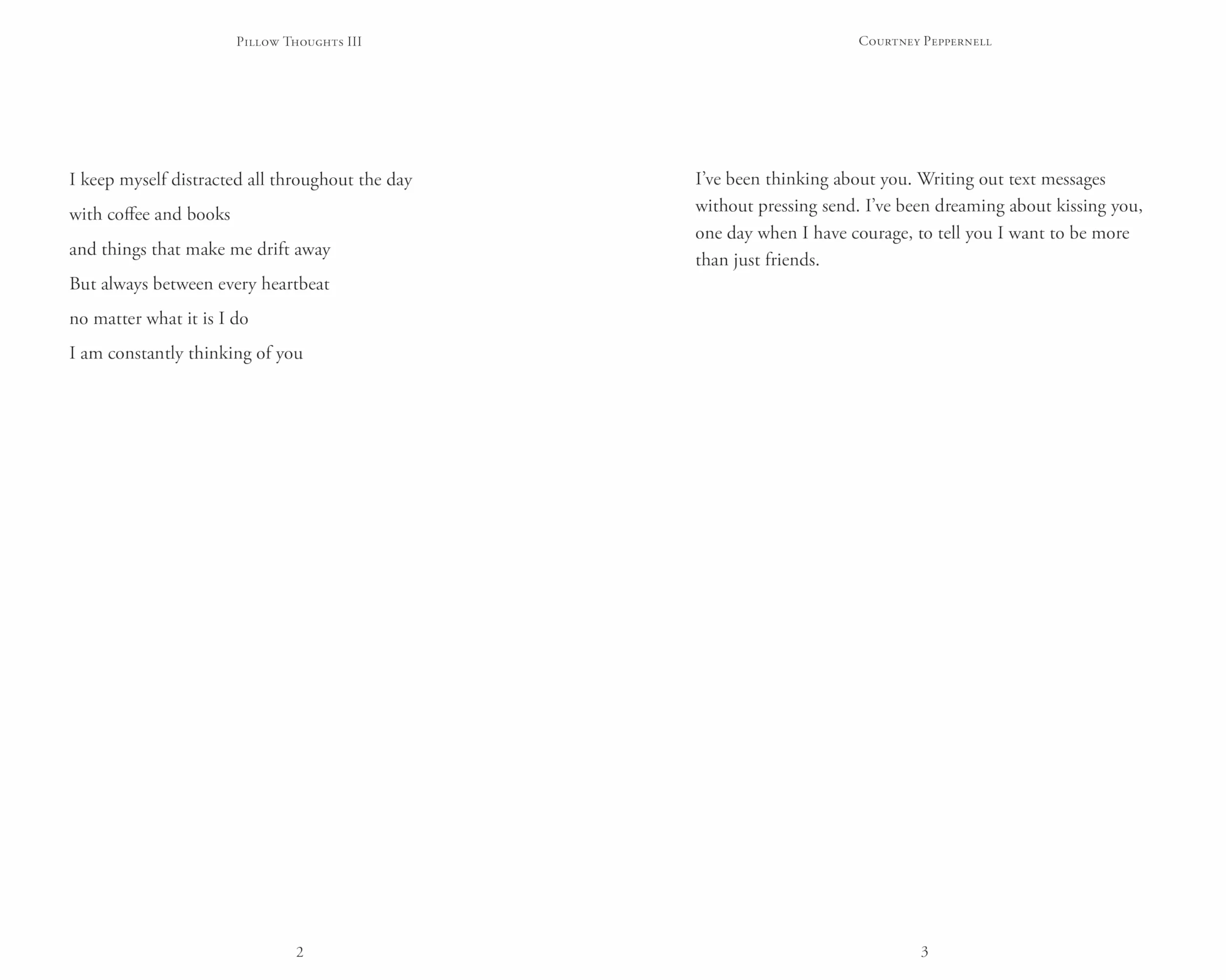Pillow Thoughts III: Mending the Mind