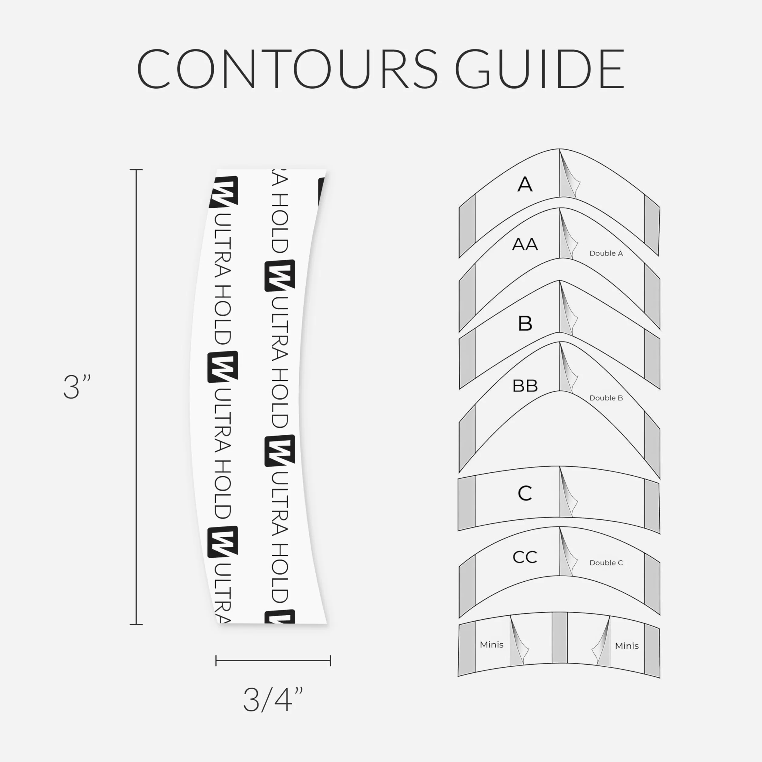 Walker Tape Ultra Hold C Contour 36 sztuk