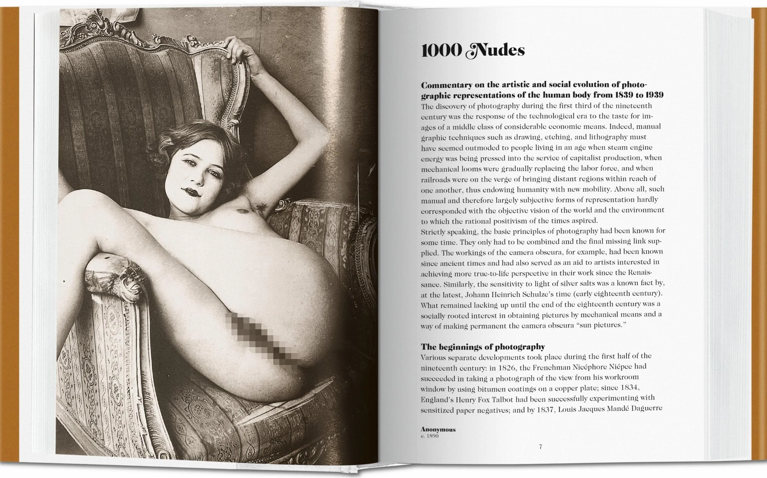 BU-1000 Nudes. A History of Erotic Photography from 1839-1939