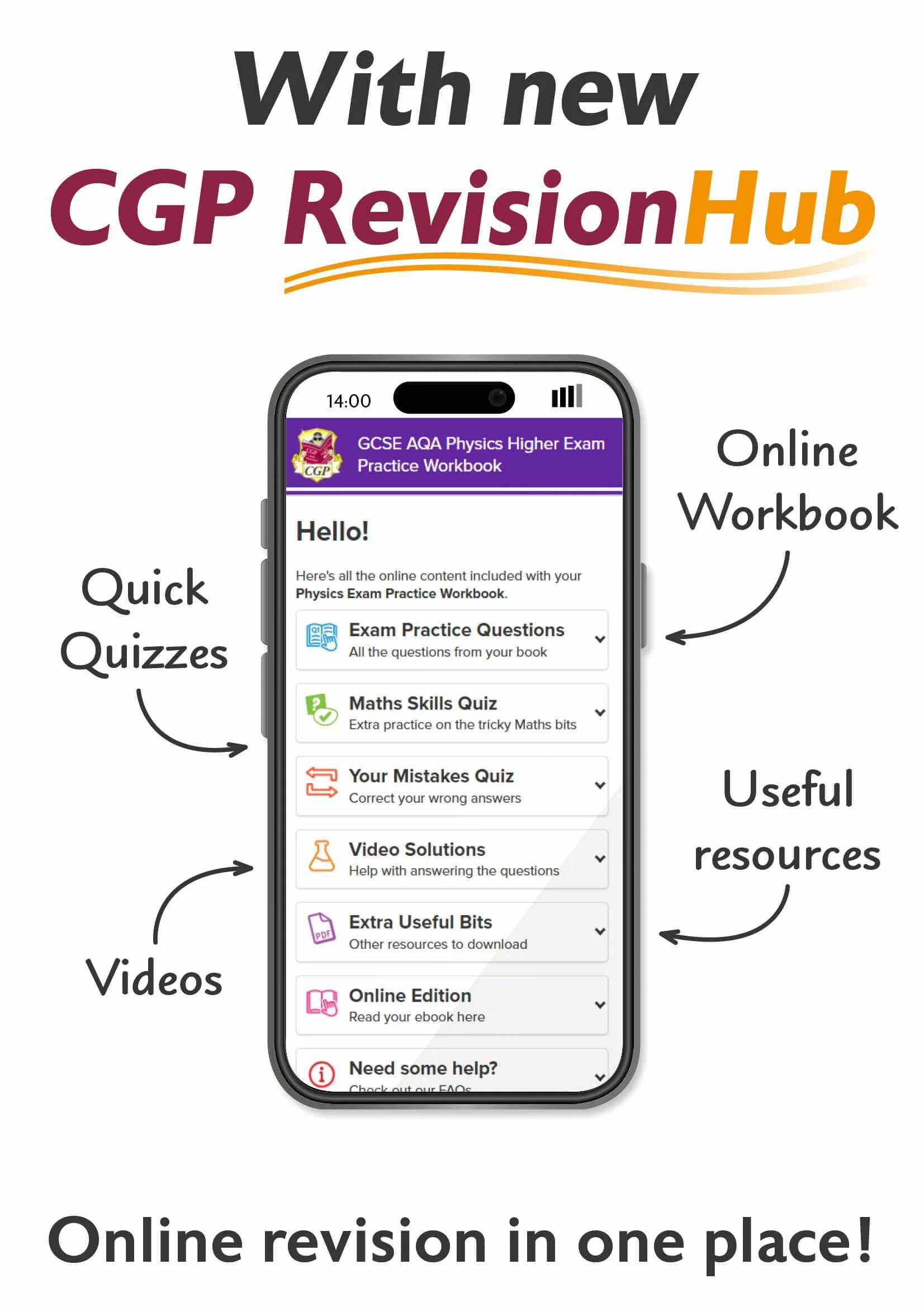 New GCSE Biology AQA Higher Exam Practice Workbook with CGP RevisionHub