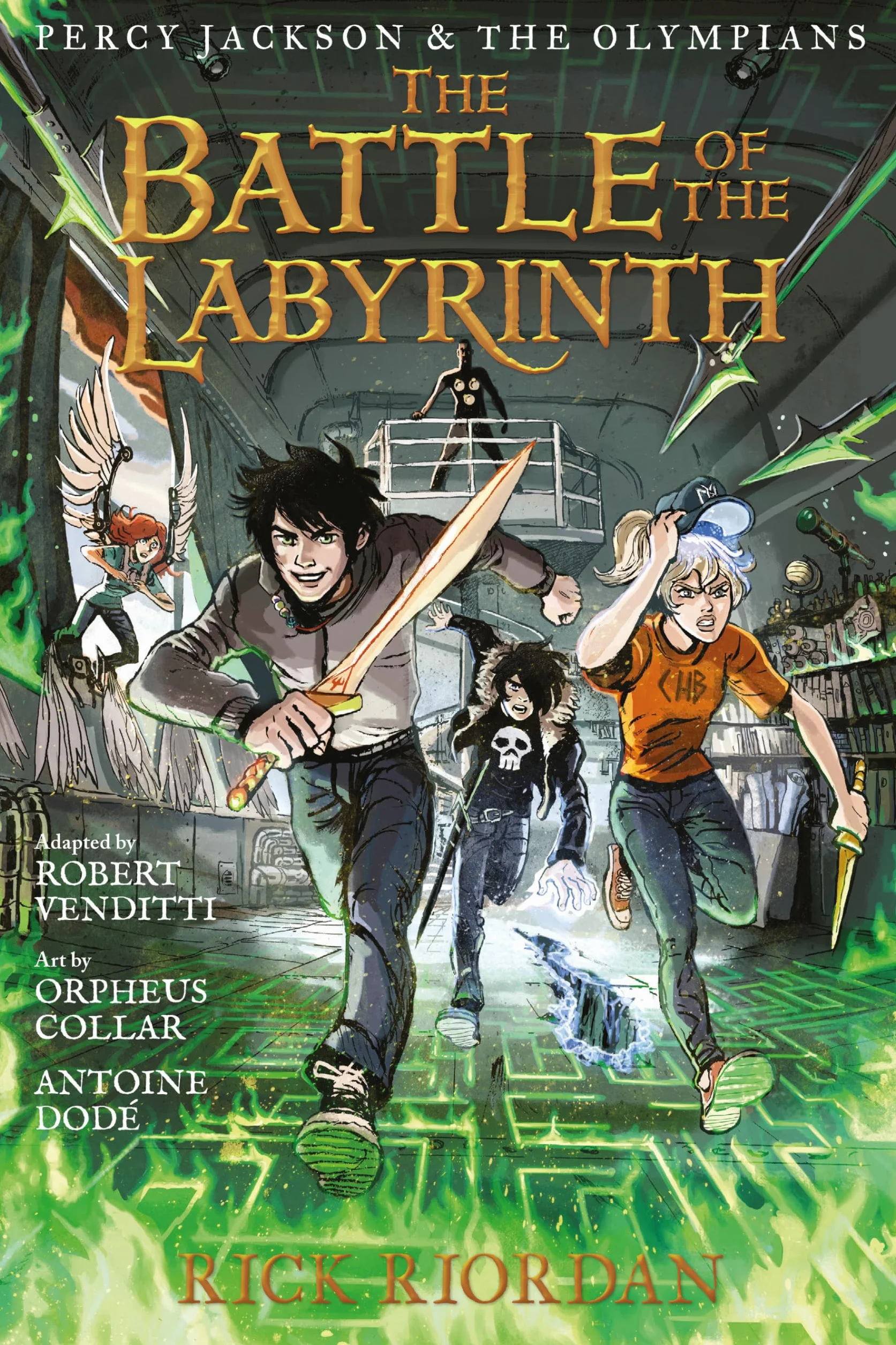 Percy Jackson and the Olympians: Battle of the Labyrinth: The Graphic Novel, The-Percy Jackson and the Olympians: 4