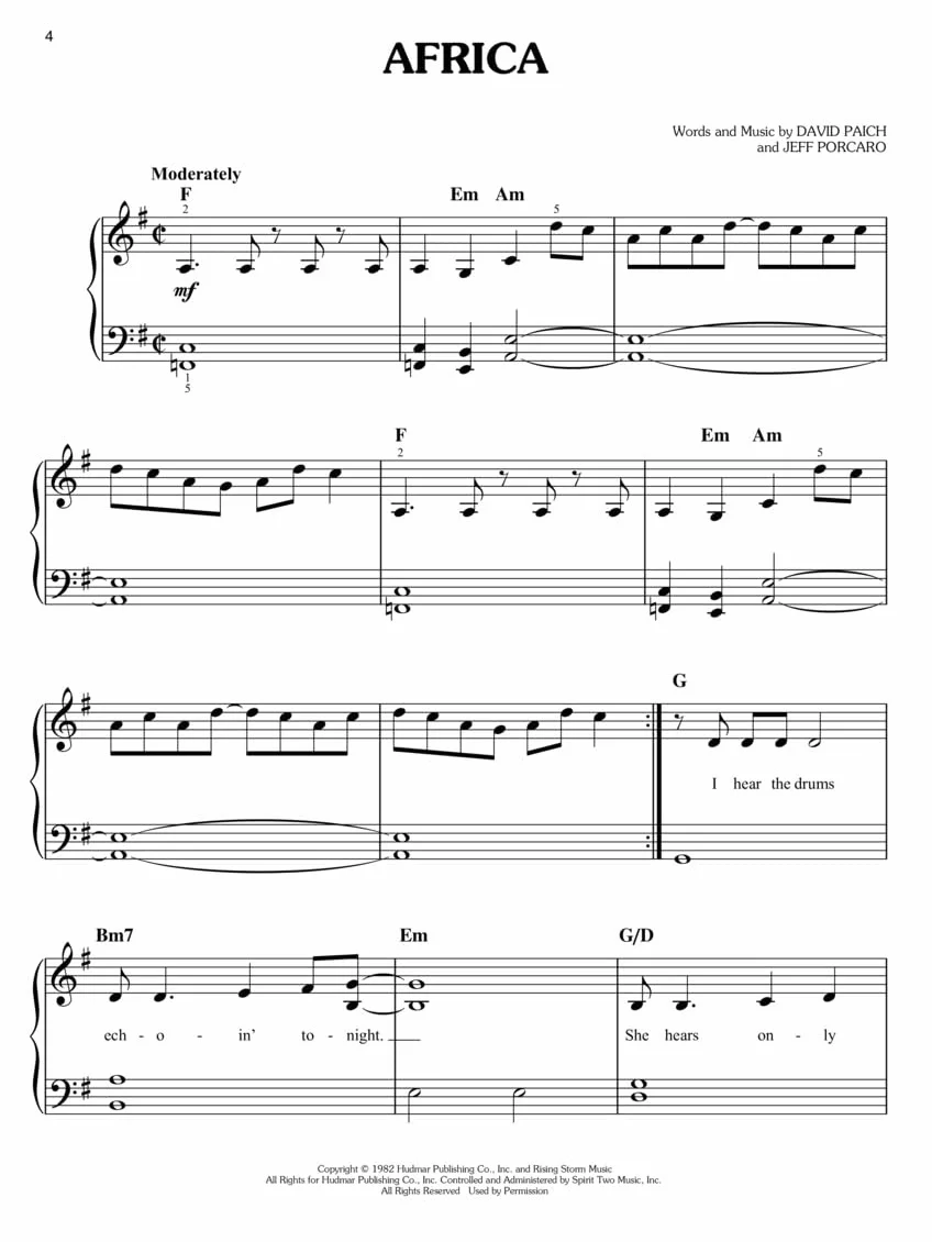 First 50 classic rock songs you should play on piano - easy piano