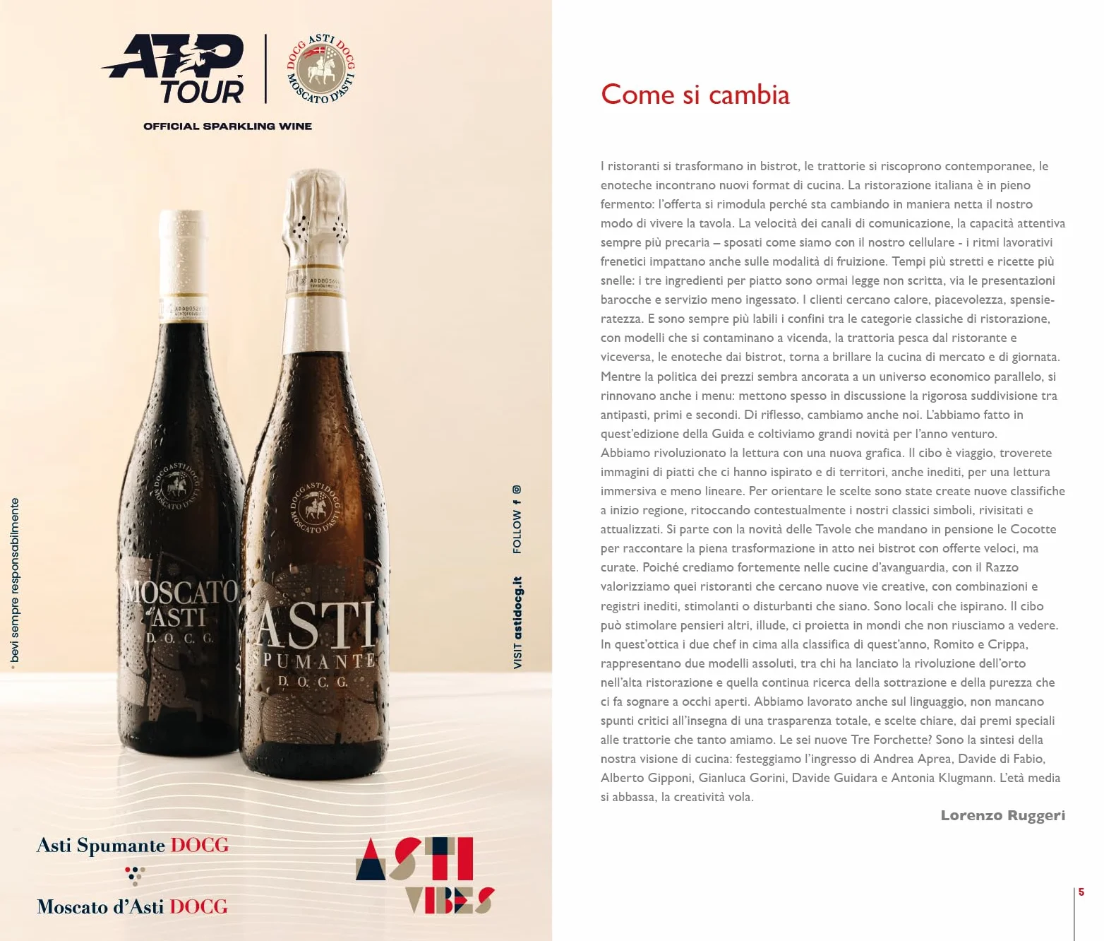 Ristoranti d'Italia del Gambero Rosso 2025