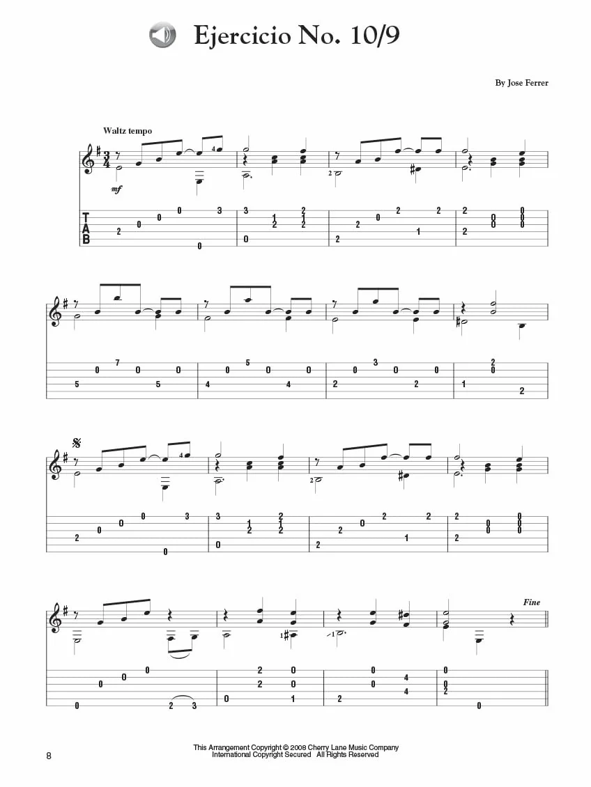 Mark phillips : 30 easy spanish guitar solos - recueil + enregistrement(s) en ligne: Guitar With Tablature