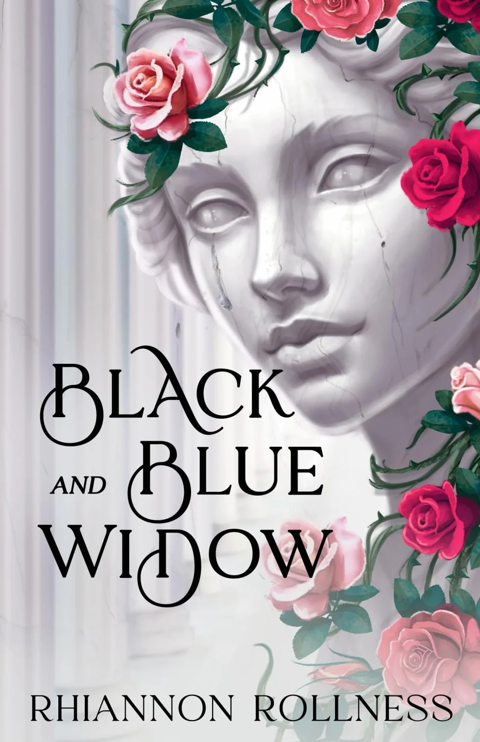 Black and Blue Widow
