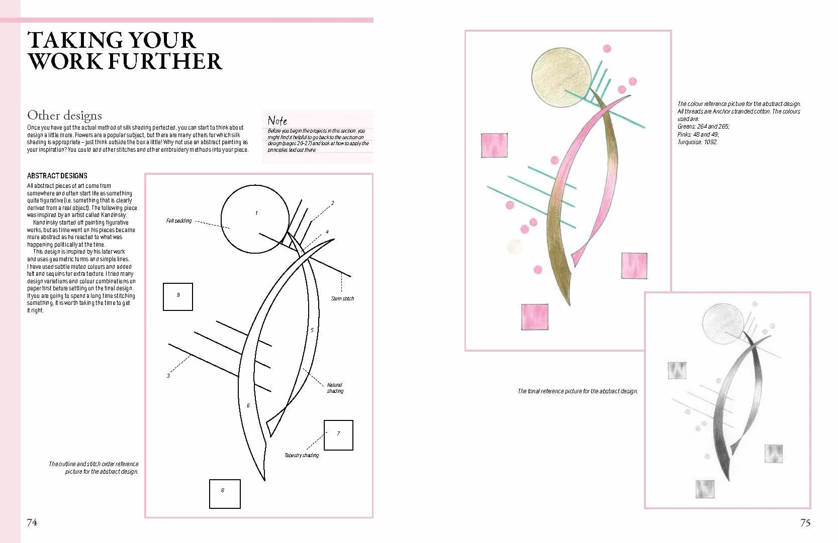 Rsn Essential Stitch Guides: Silk Shading - Large Format Edition