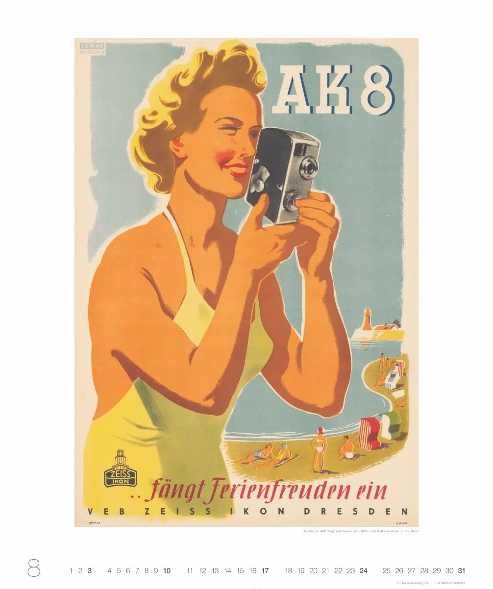 DDR-Plakate Edition Kalender 2025: Nostalgie-Kalender. Großer Wandkalender 2025. Kultiger Kalender XL mit bekannten DDR-Plakaten. 46 x 55 cm. Hochformat