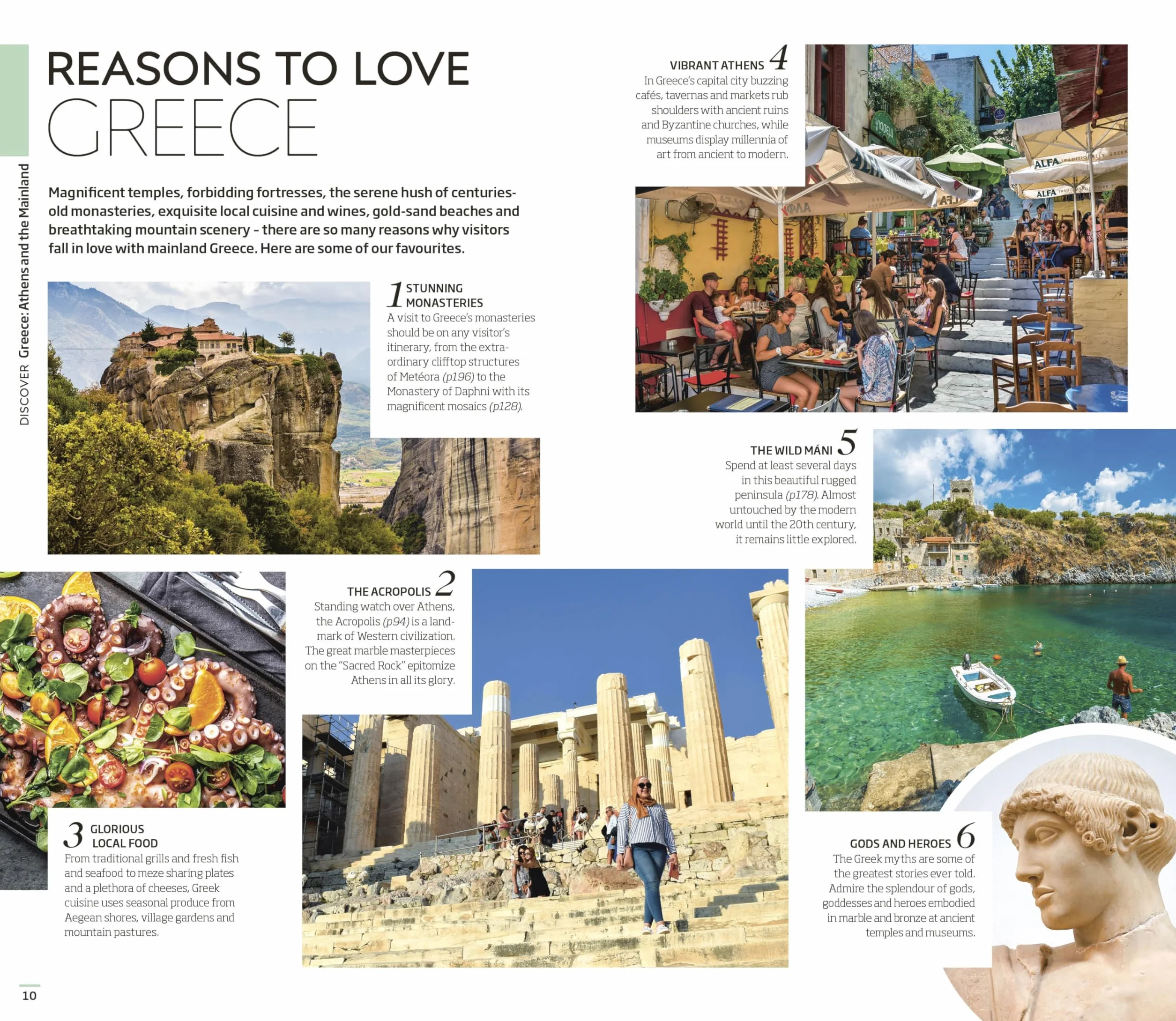 DK Eyewitness Greece, Athens and the Mainland: Inspire / Plan / Discover / Experience