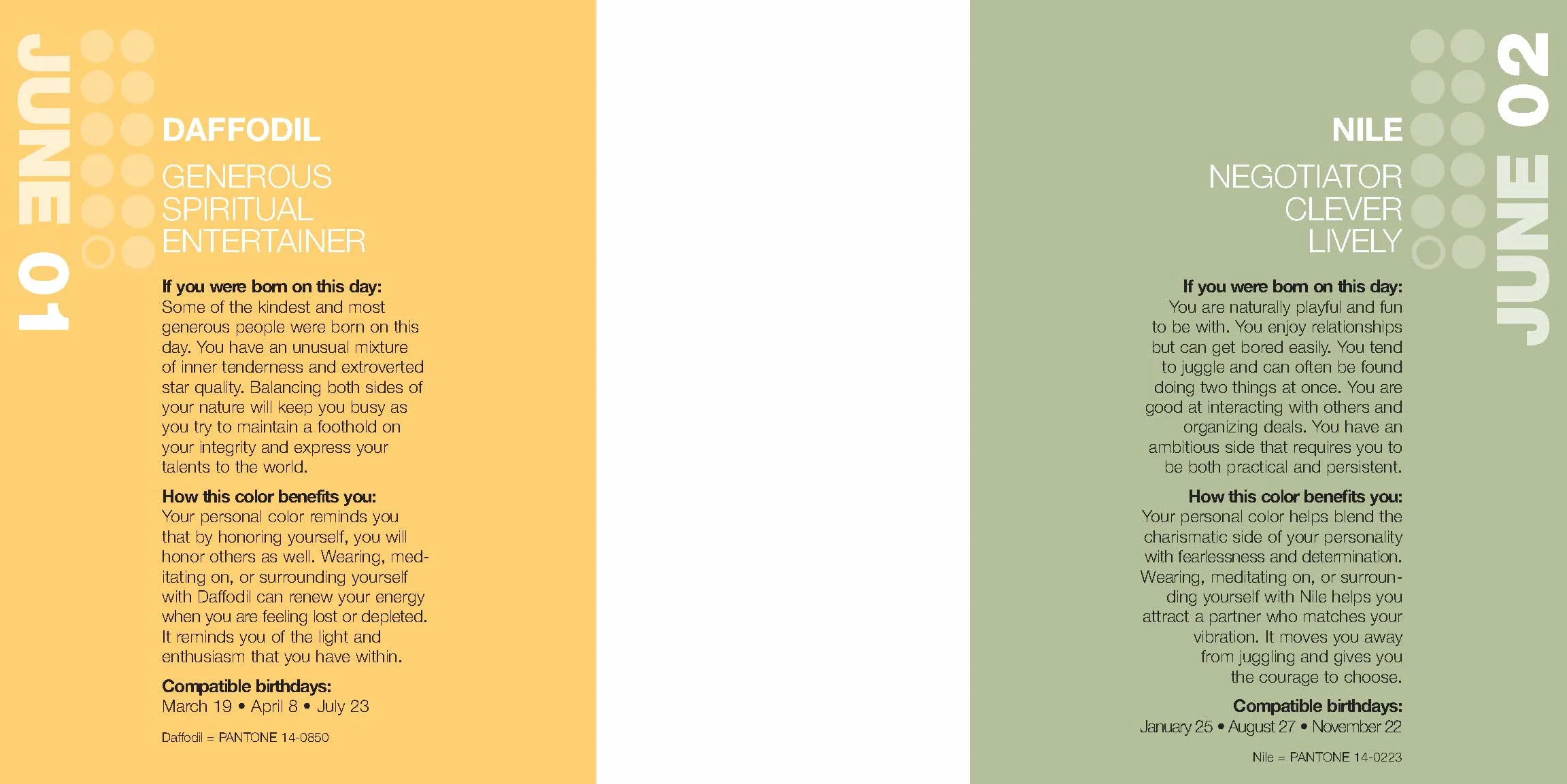 Colorstrology: What Your Birthday Color Says about You