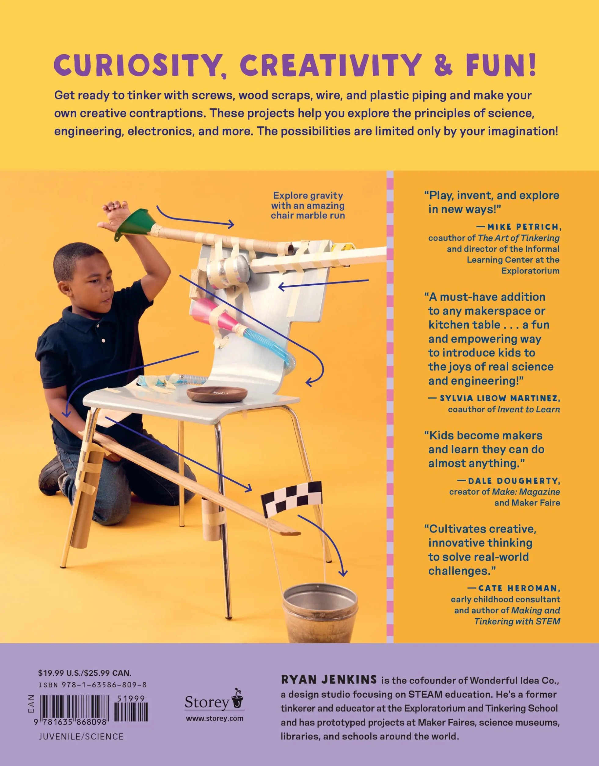 The Tinkering Workshop: Explore, Invent & Build with Everyday Materials; 100 Hands-On Steam Projects