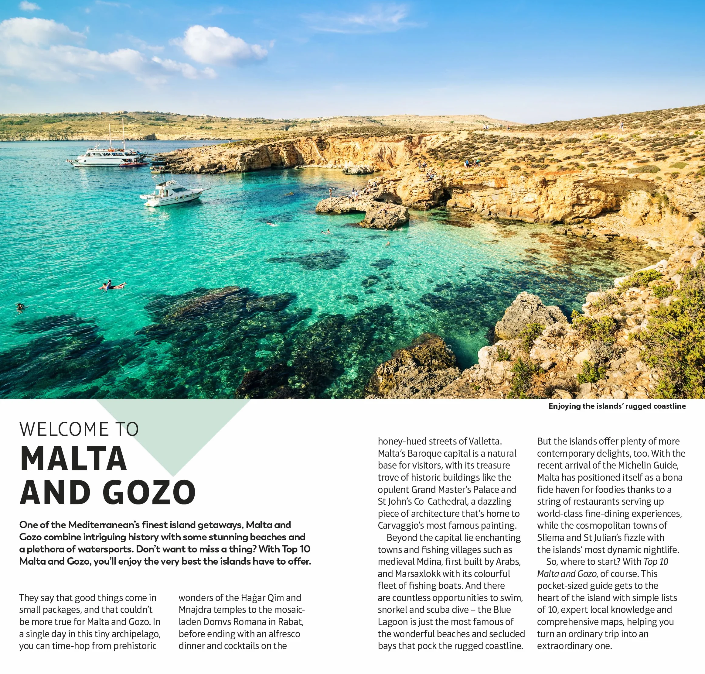 DK Top 10 Malta and Gozo: Top 10 lists for your perfect trip, plus an all-weather folded map