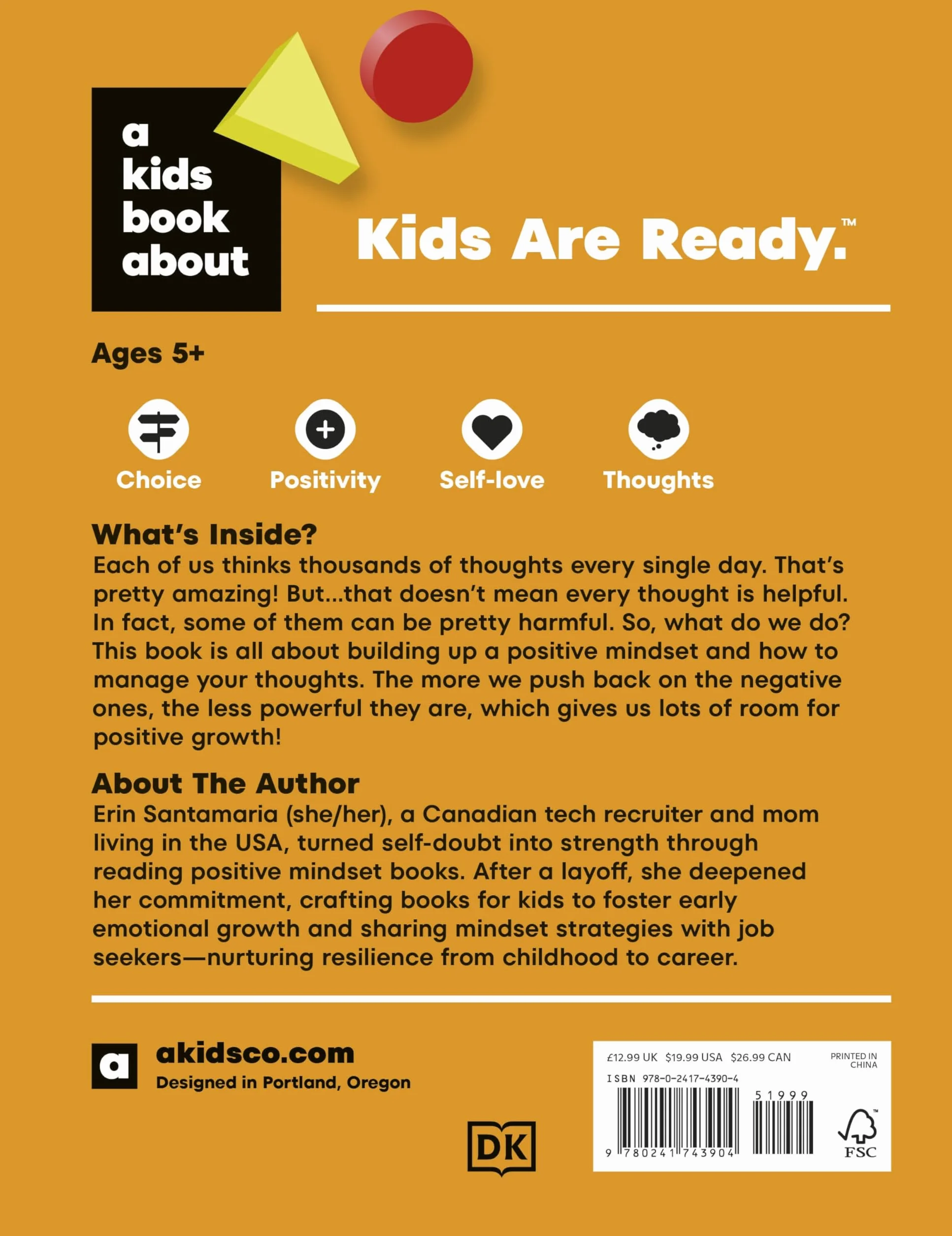 A Kids Book about Positive Mindset