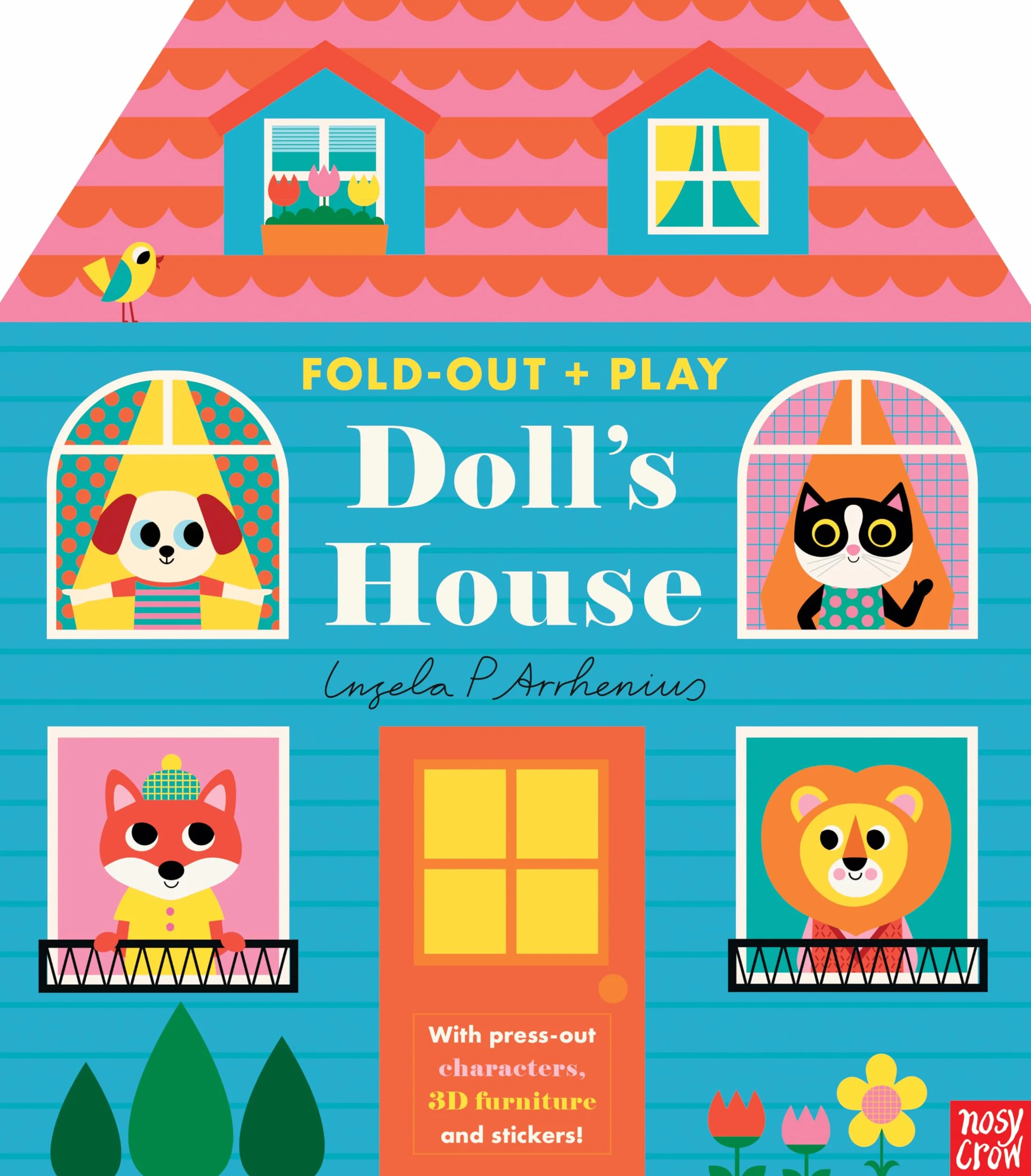 Fold-Out + Play: Doll's House: Build your own 3D house with interactive play pieces and stickers
