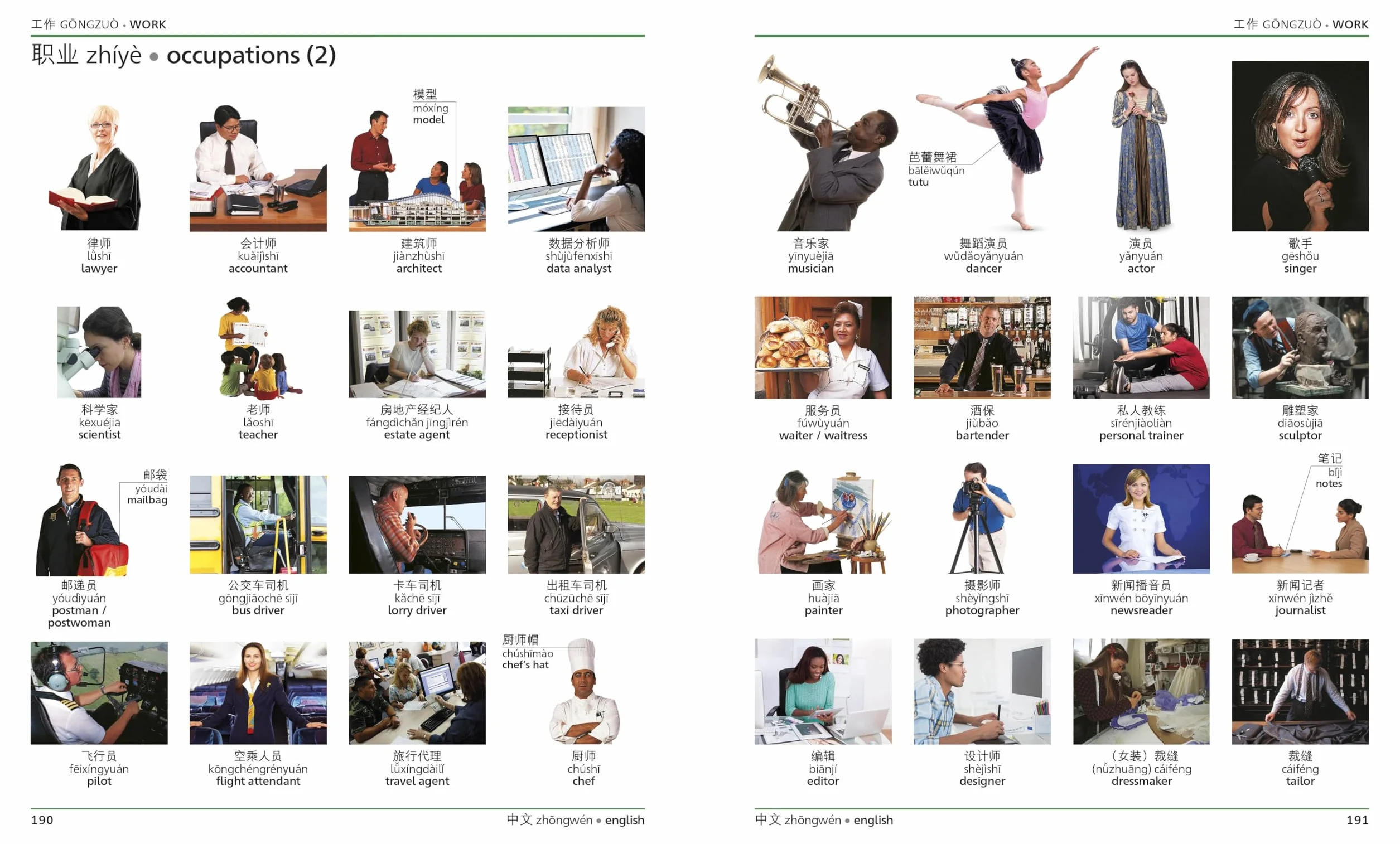 Mandarin Chinese English Bilingual Visual Dictionary