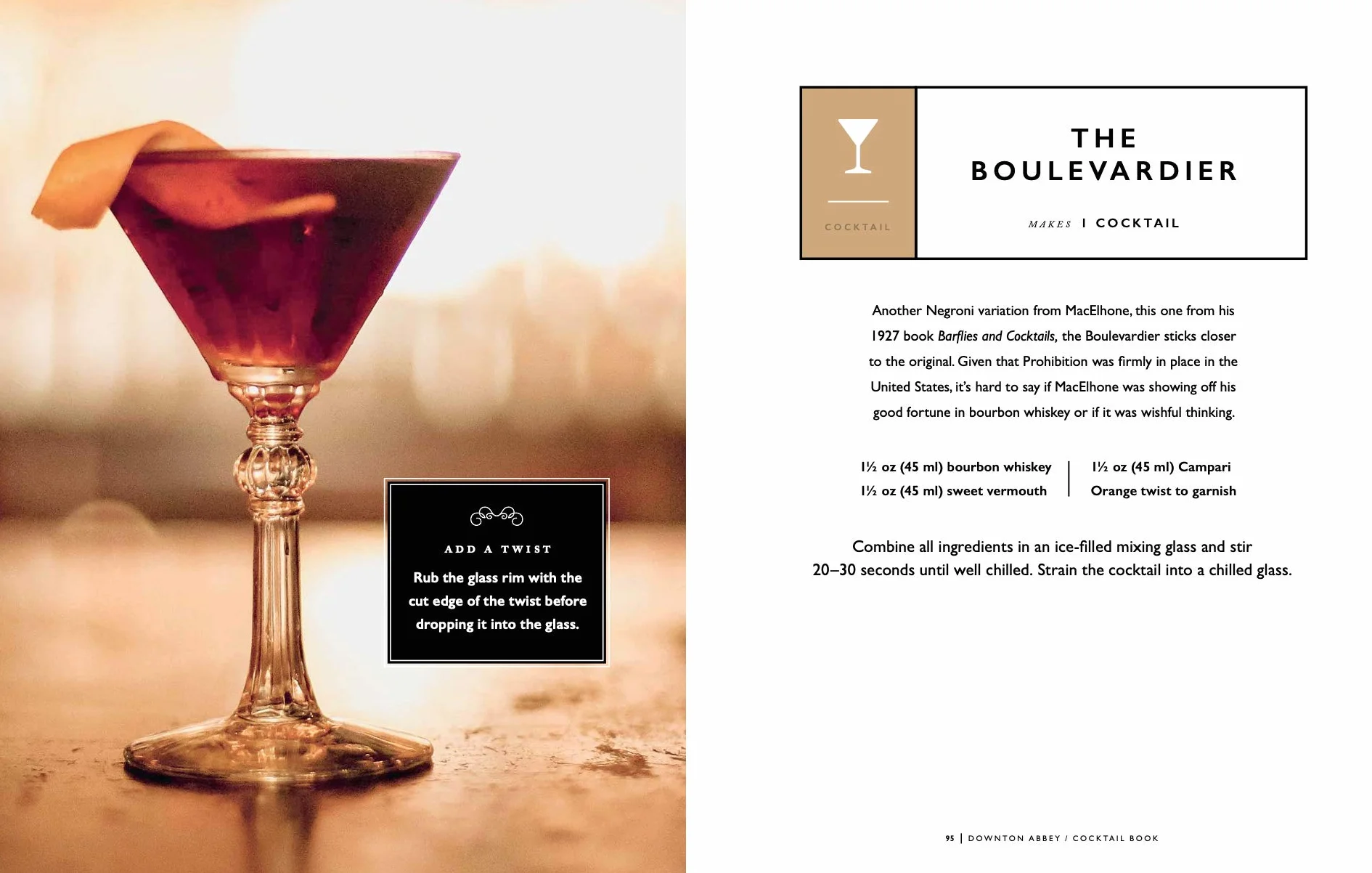 The Official Downton Abbey Cocktail Book
