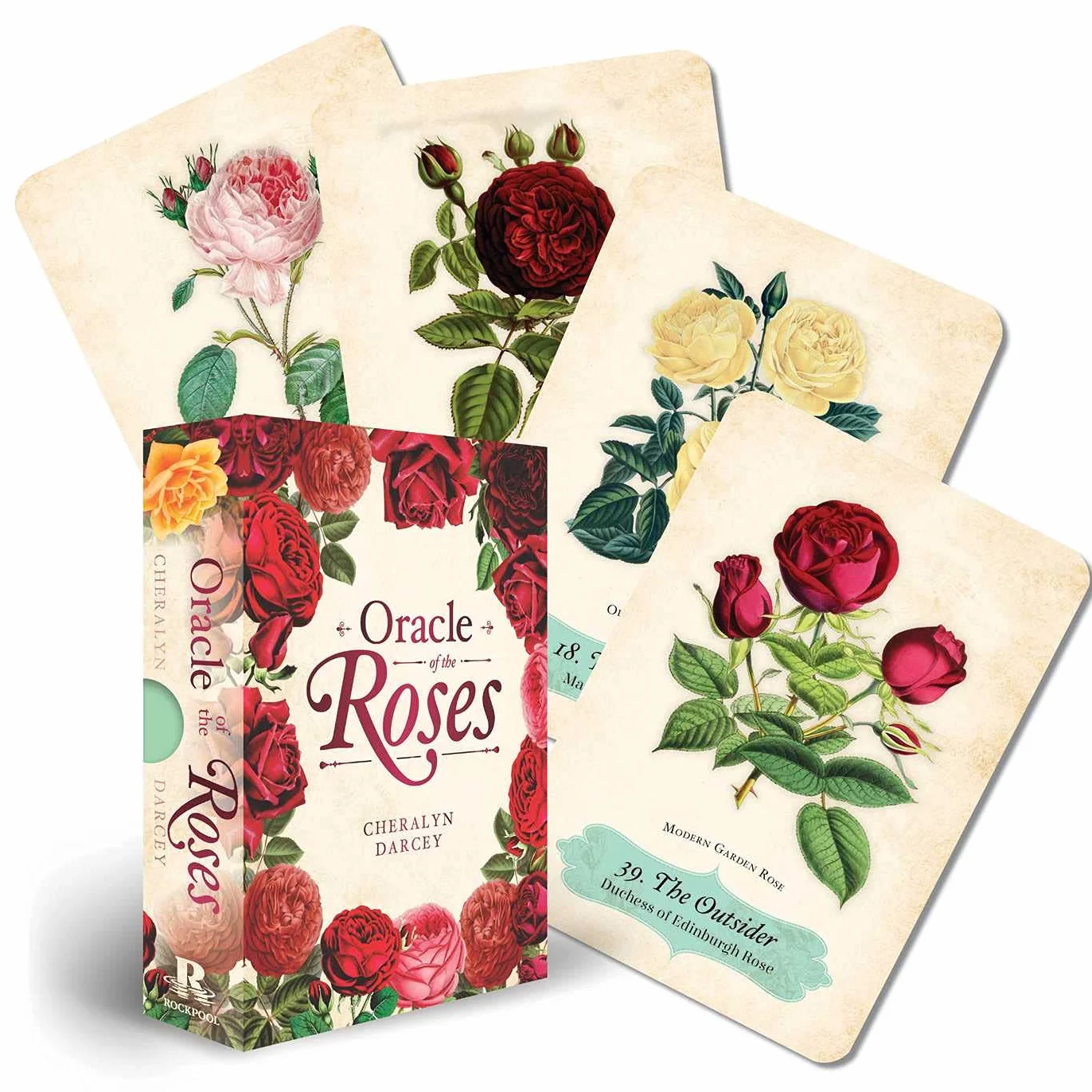 Oracle of the Roses: 44 Gilded-Edge Full-Color Cards and 144-Page Book