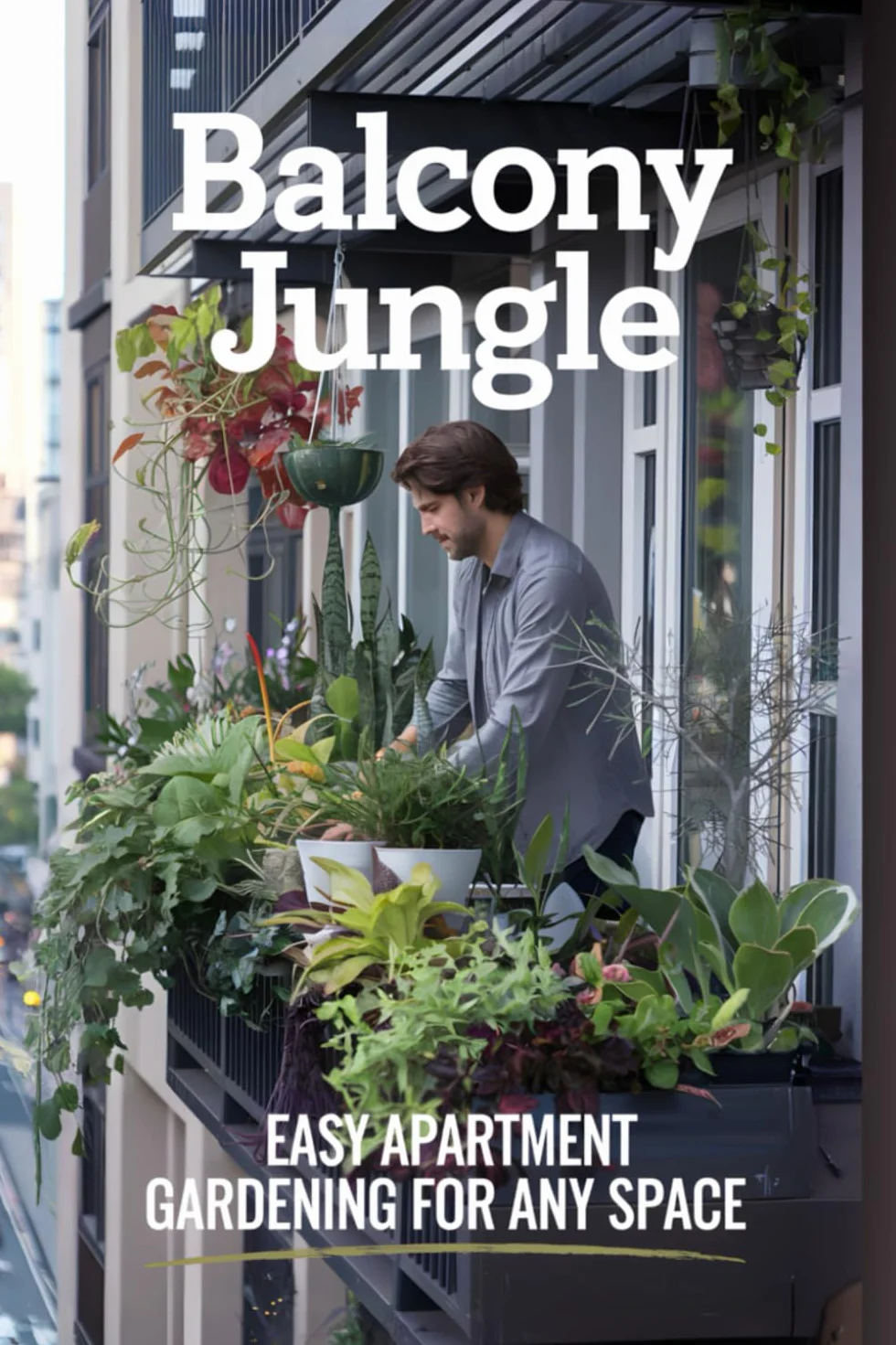 Balcony Jungle: Easy Apartment Gardening for Any Space: Create Your Own Green Escape, No Matter the Size