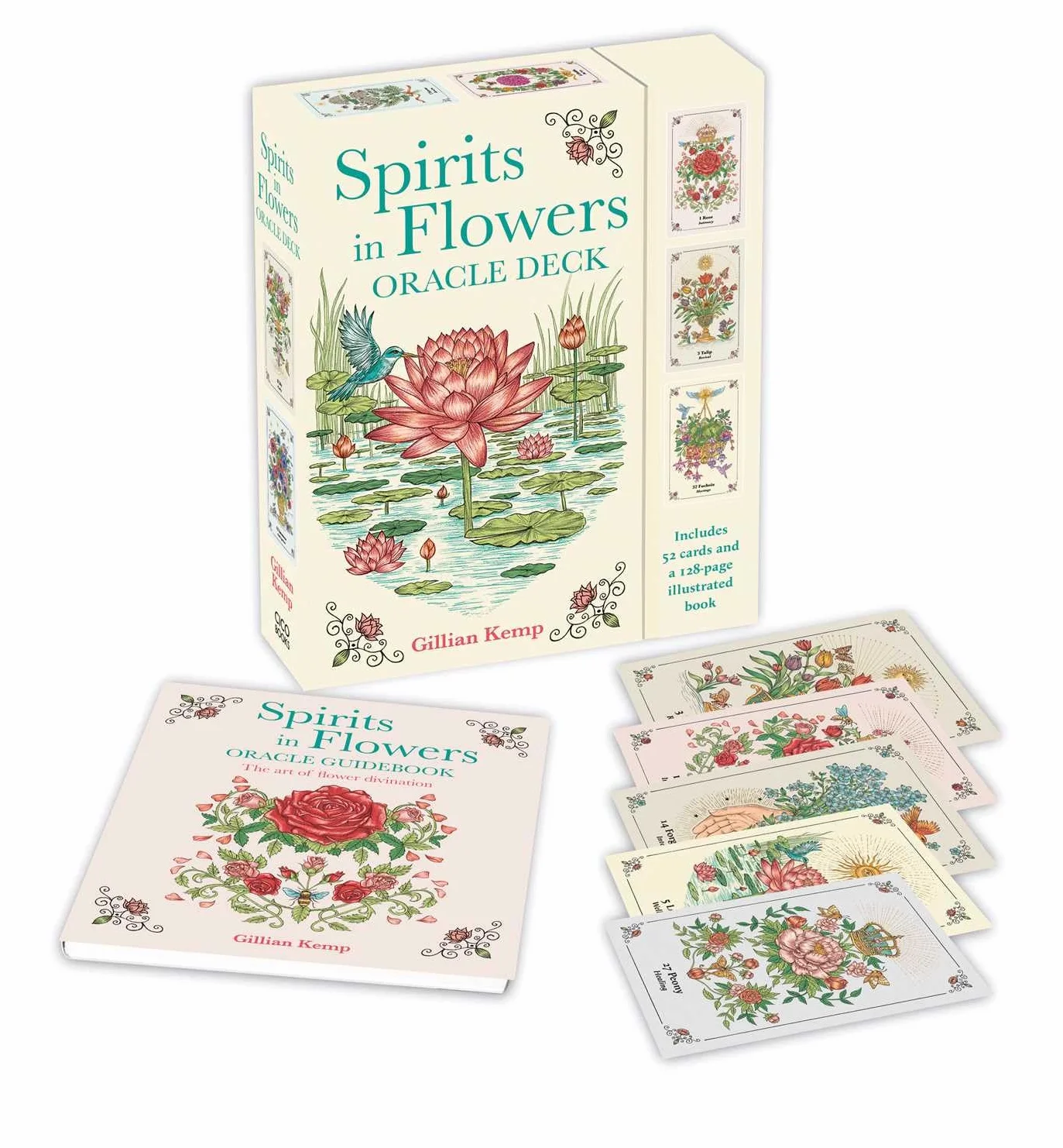 Spirits in Flowers Oracle Deck: Includes 52 cards and a 128-page illustrated book