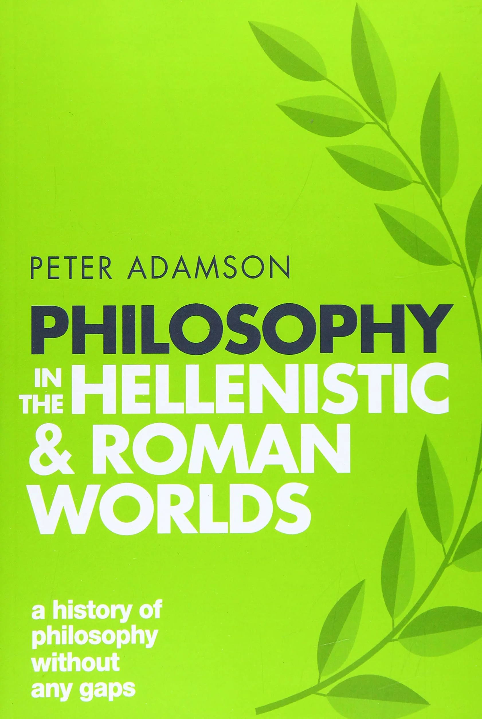 Philosophy in the Hellenistic and Roman Worlds: A History of Philosophy Without Any Gaps, Volume 2